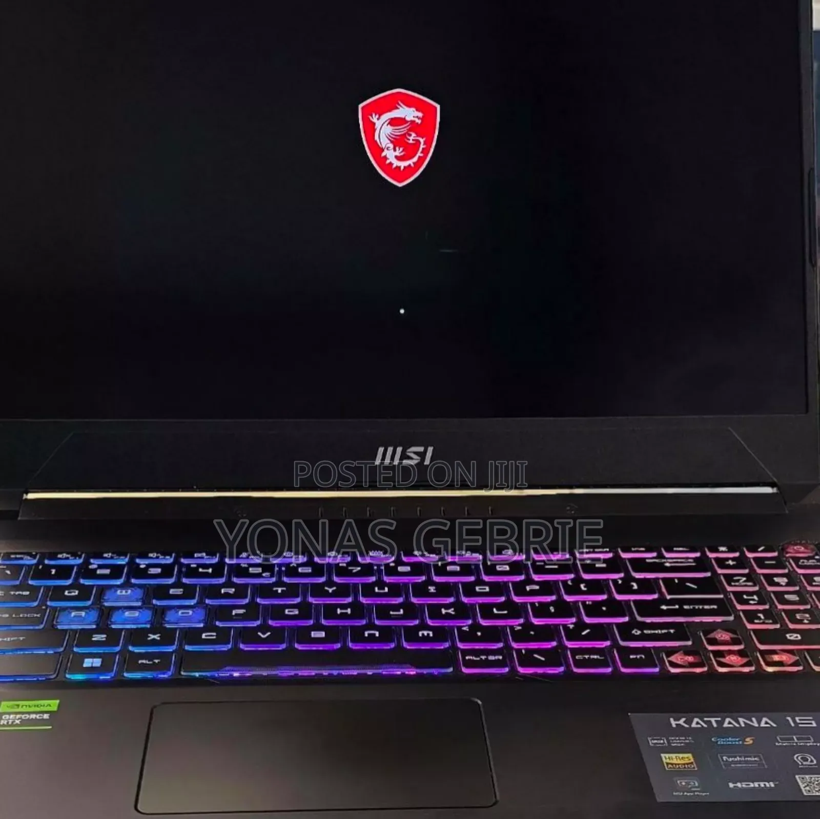New Laptop MSI Katana 15 16GB Intel Core I7 SSD 512GB