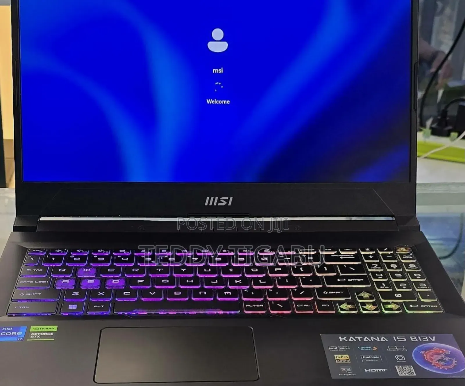 New Laptop MSI 16GB Intel Core I7 SSD 512GB