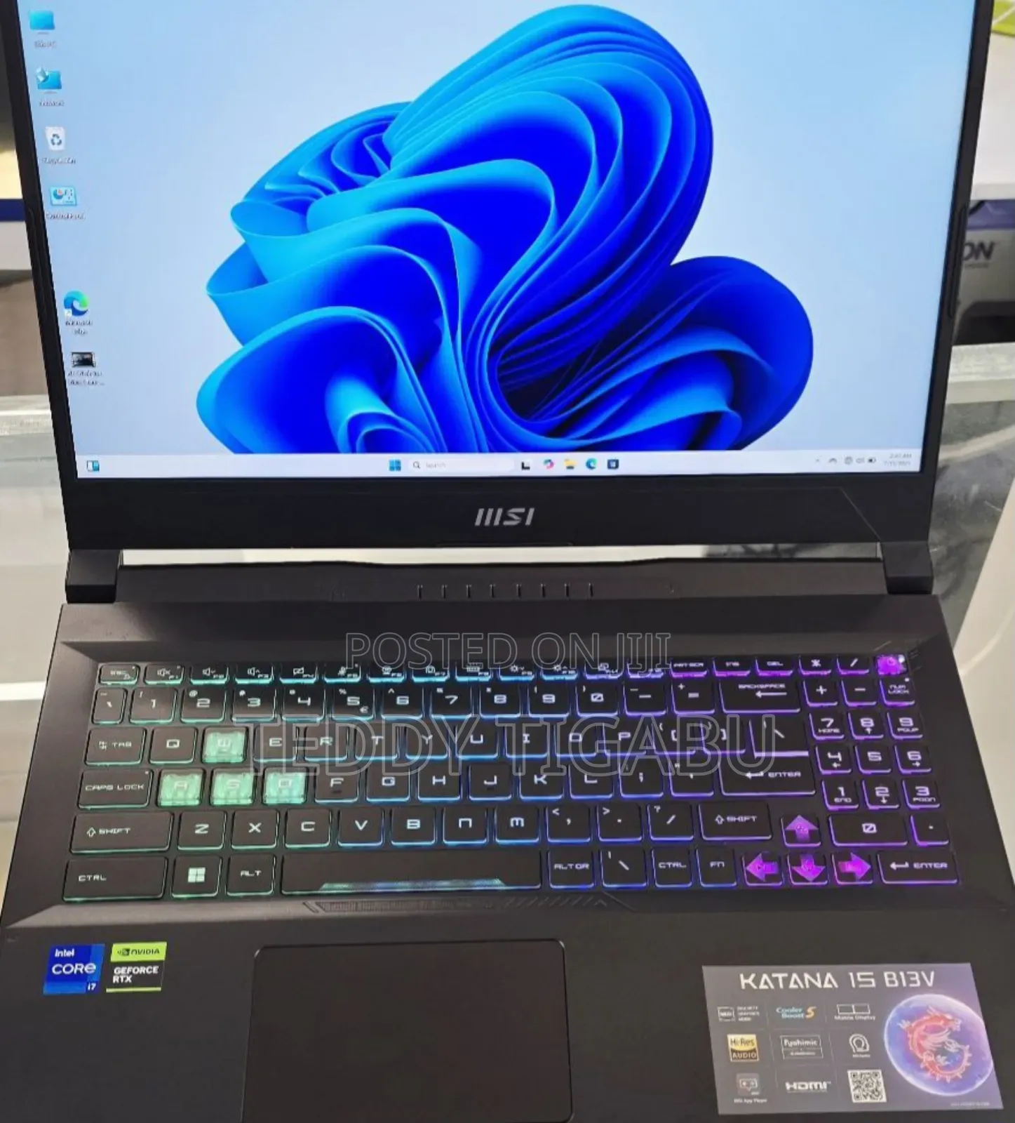 New Laptop MSI 16GB Intel Core I7 SSD 512GB