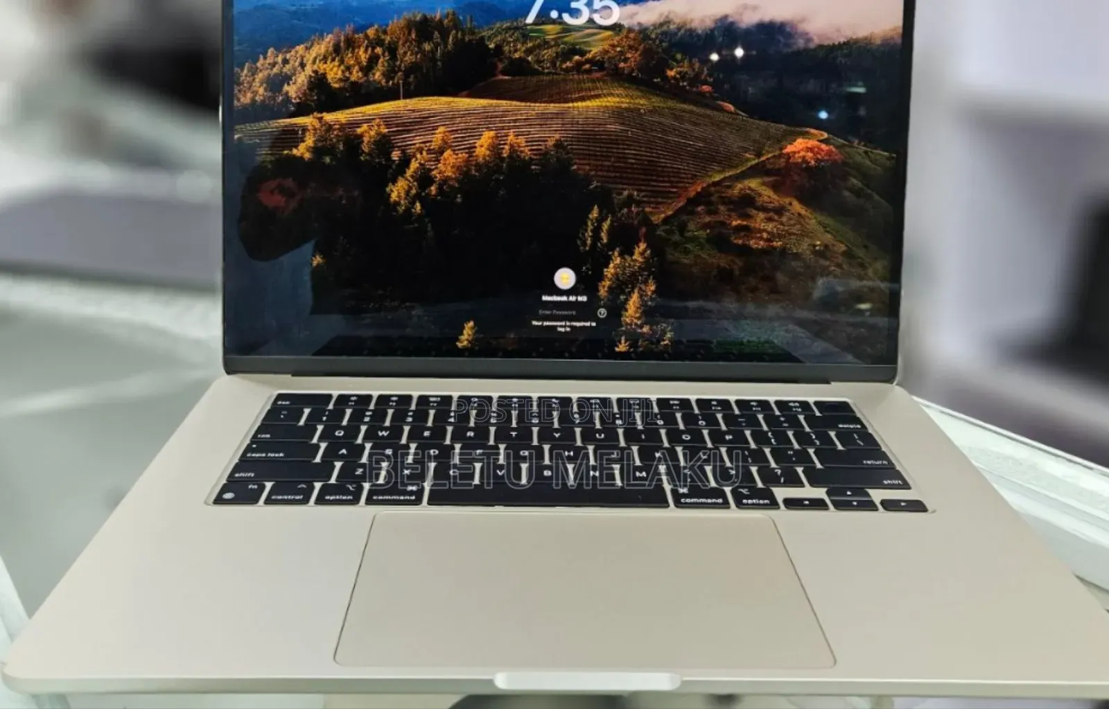 New Laptop Apple MacBook Air 2024 M3 15-Inch 8GB Apple M3 SSD 256GB