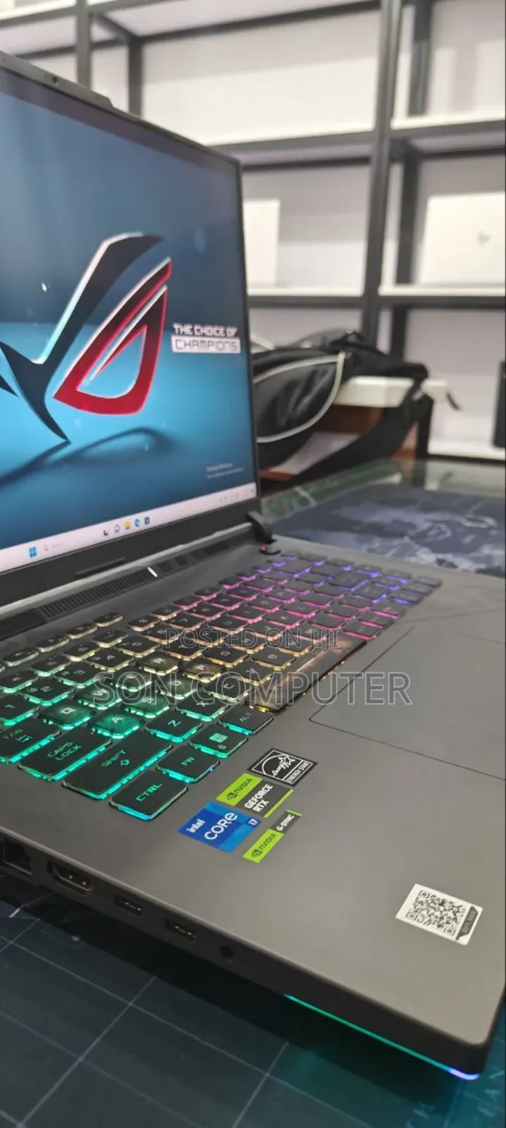 New Laptop Asus ROG Strix G16 G614 16GB Intel Core I7 SSD 1T