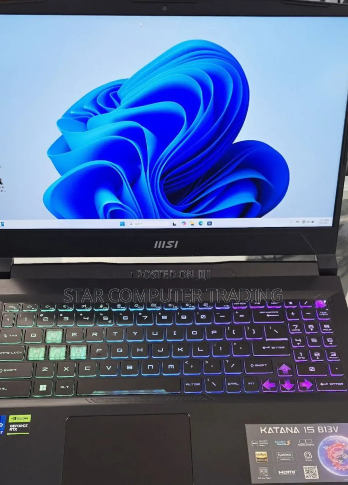 New Laptop MSI Katana 15 16GB Intel Core I7 SSD 512GB