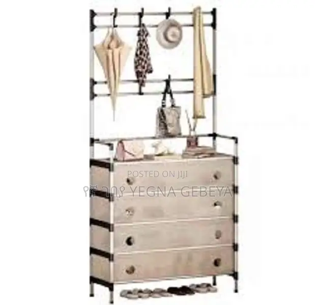 3-in-1 Shoe Rack, Clothes Hat Hanger