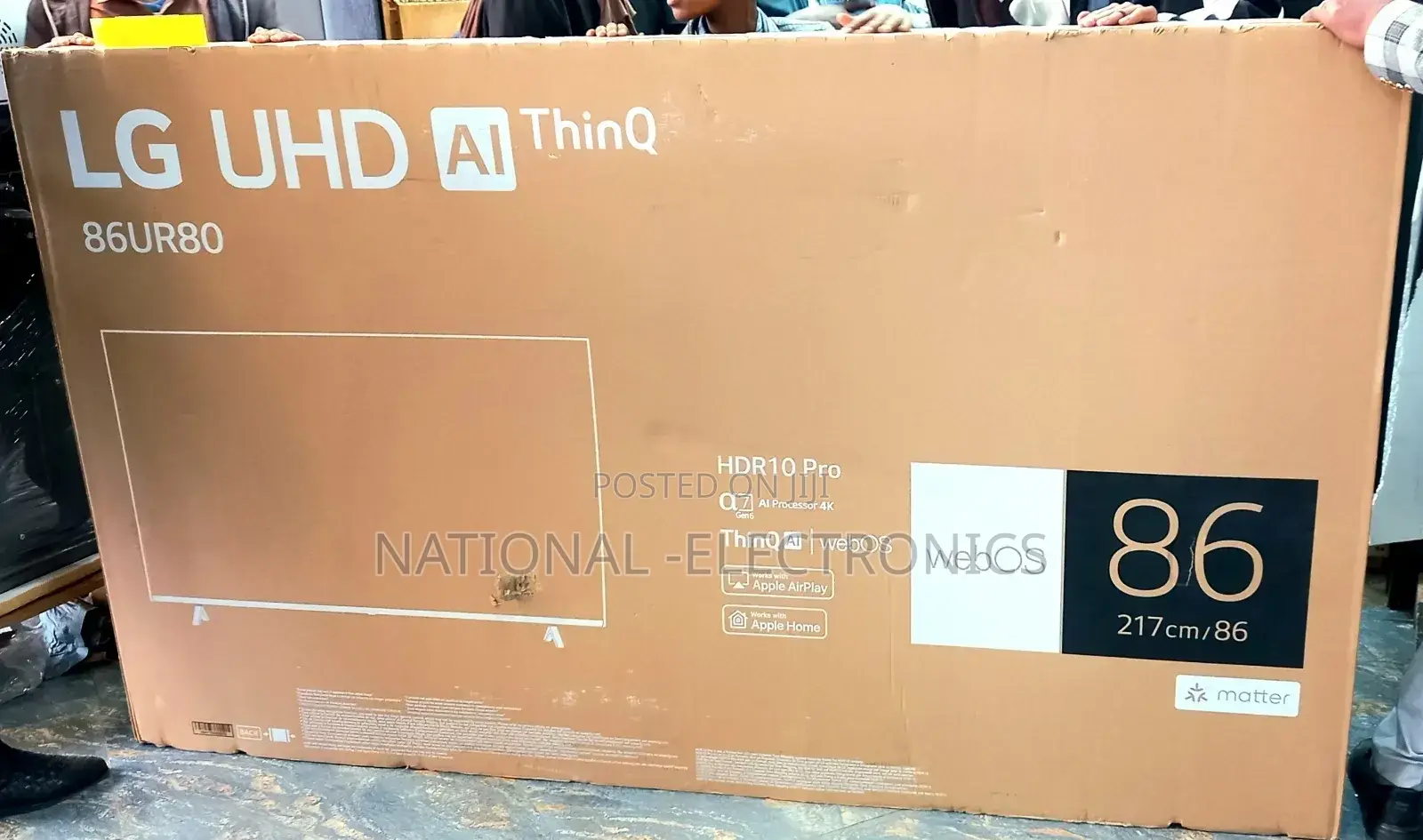 Lg Tv 86 Inch Tv Smart Uhd Ur80 Tv