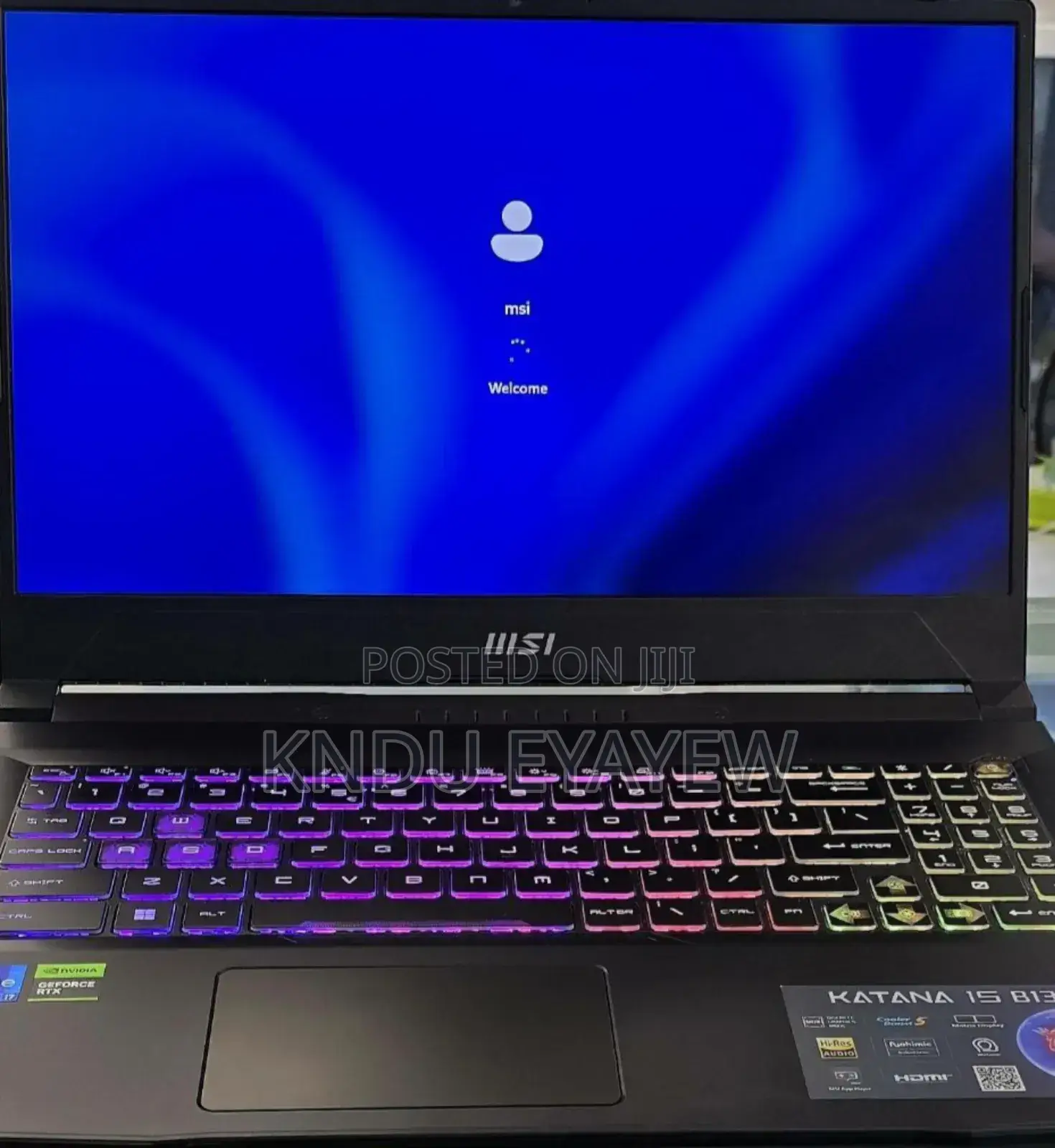 New Laptop MSI GF63 16GB Intel Core I7 SSD 512GB