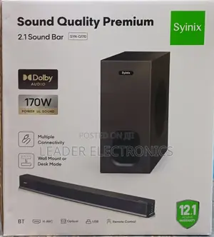 Photo - Syinix Quality Premium Sound Bar 170w