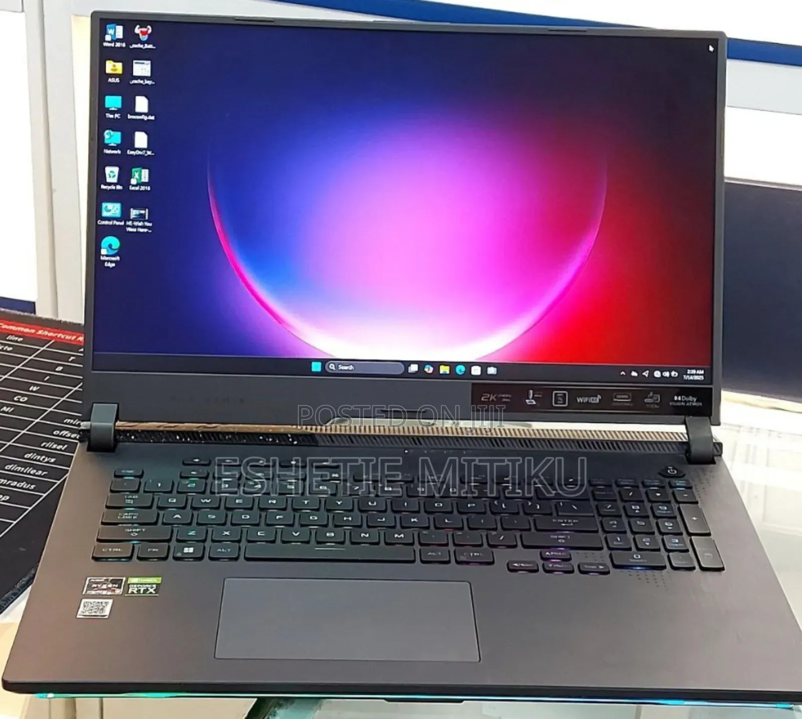 New Laptop Asus 16GB AMD Ryzen 9 SSD 1T