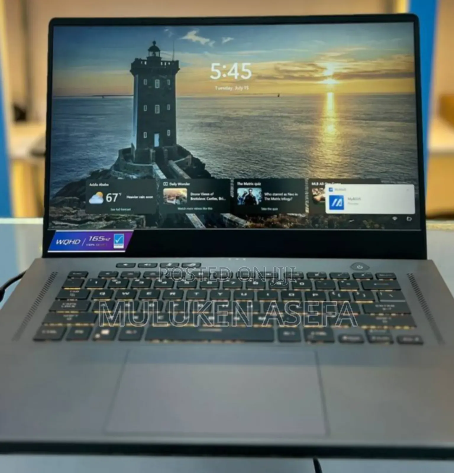 New Laptop Asus ROG Strix G15 16GB AMD Ryzen 9 SSD 1T