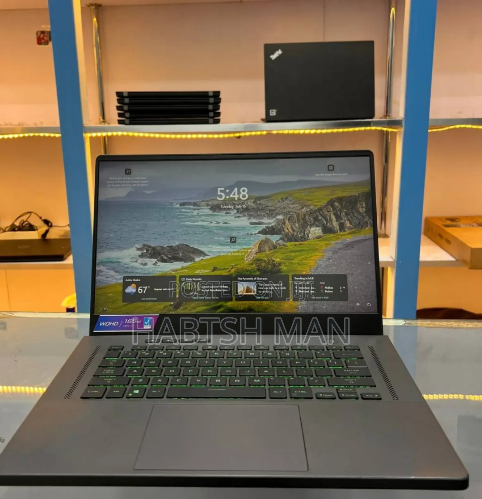 New Laptop Asus ROG Zephyrus G15 16GB AMD Ryzen 9 SSD 1T