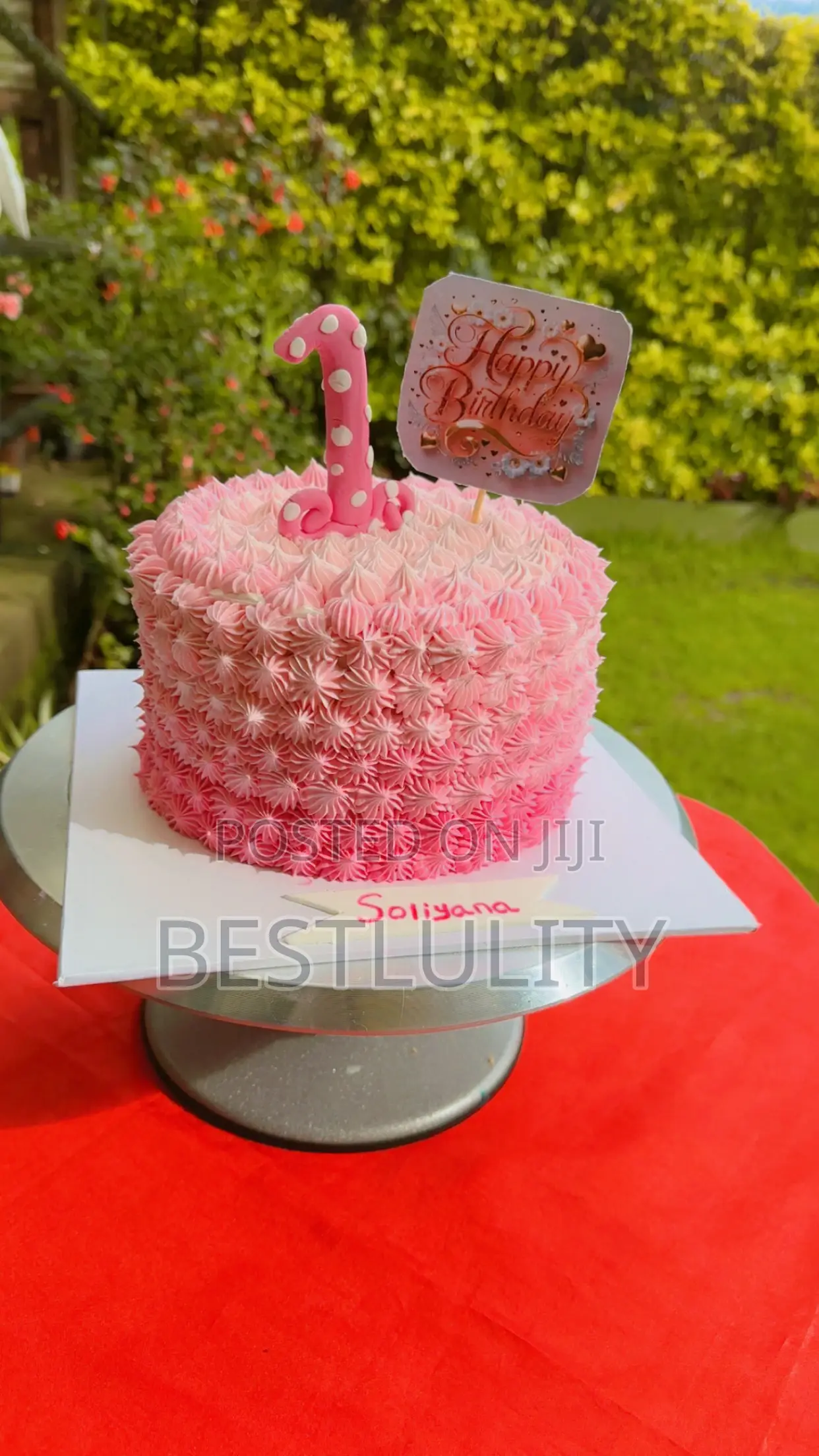 Birthday Cake and Cupcakes Fresh and Tasty