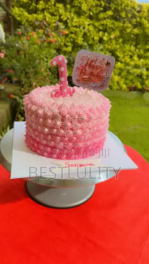 Birthday Cake and Cupcakes Fresh and Tasty