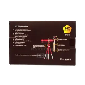 Mobile Telescope Lens Kit | 26x Zoom | High Quality | Tripod