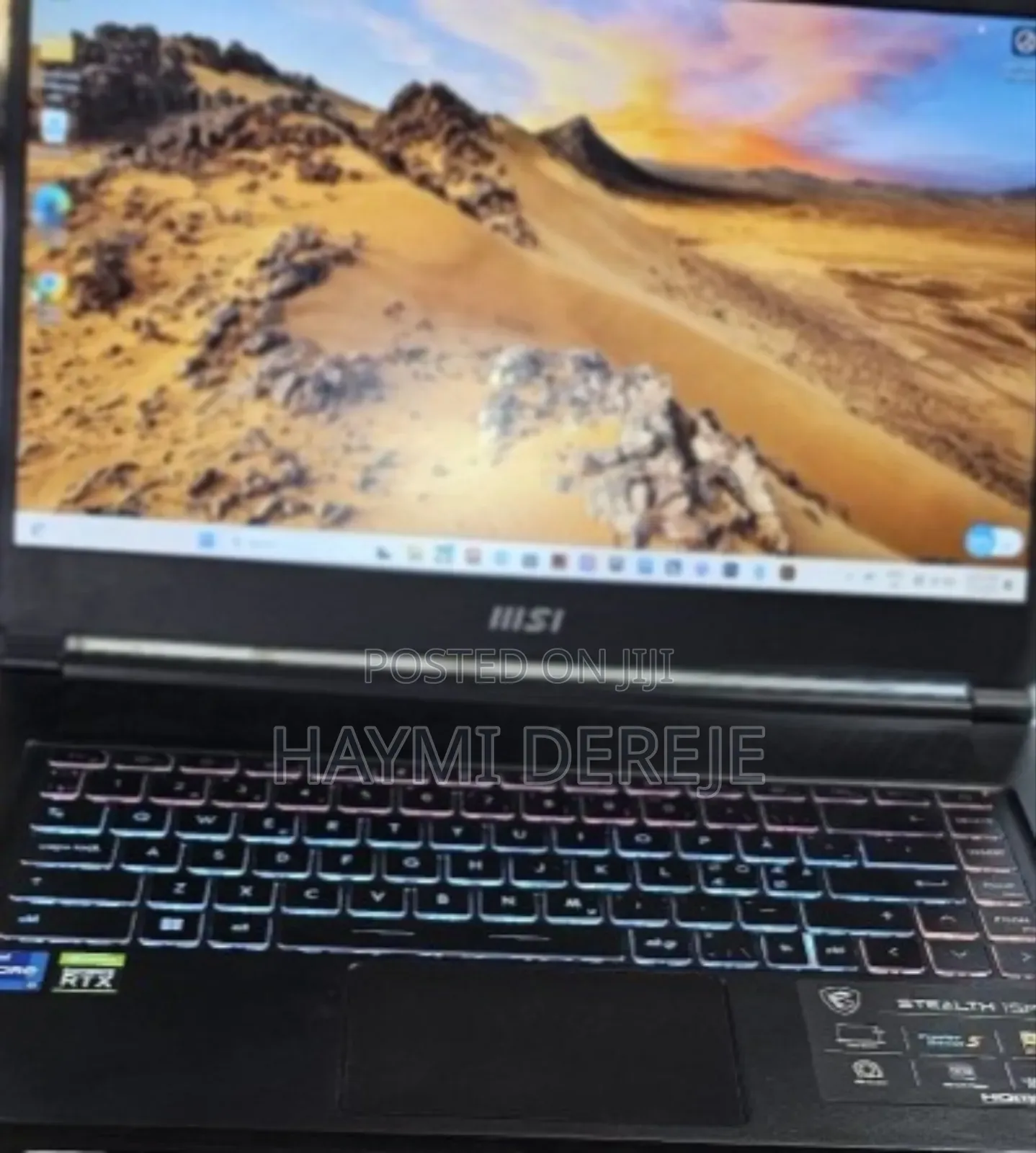 New Laptop MSI GF63 16GB Intel Core I7 SSD 1T