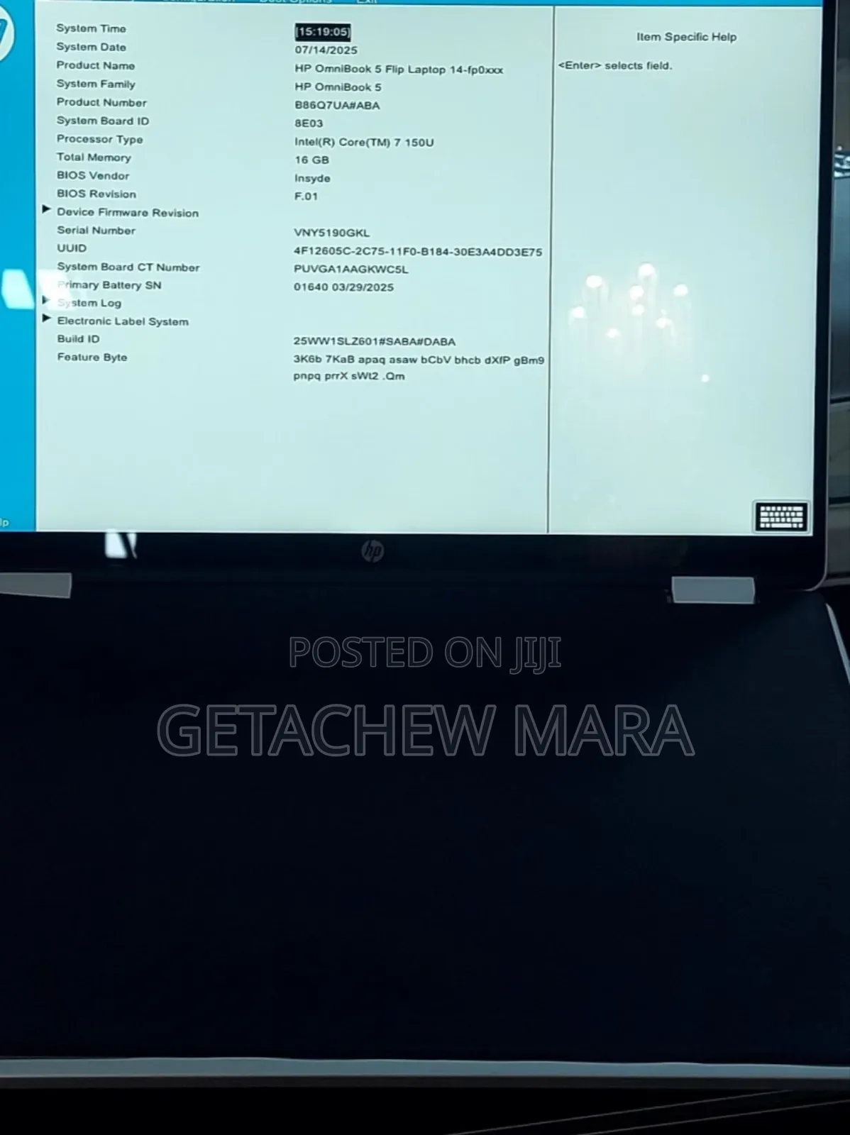 New Laptop HP Omen X 16GB Intel Core I7 SSD 1T