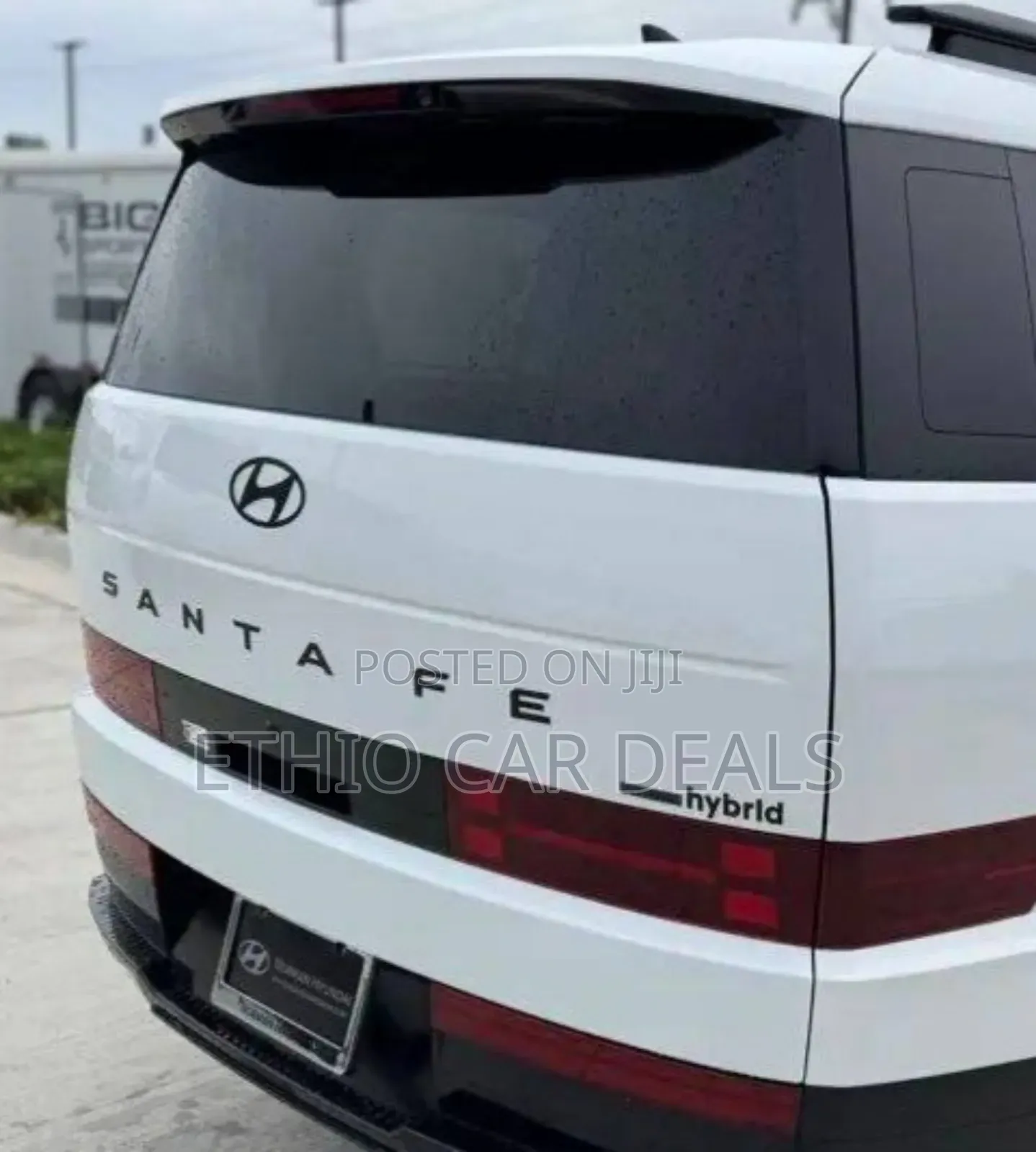 New Hyundai Santa Fe 2025 White