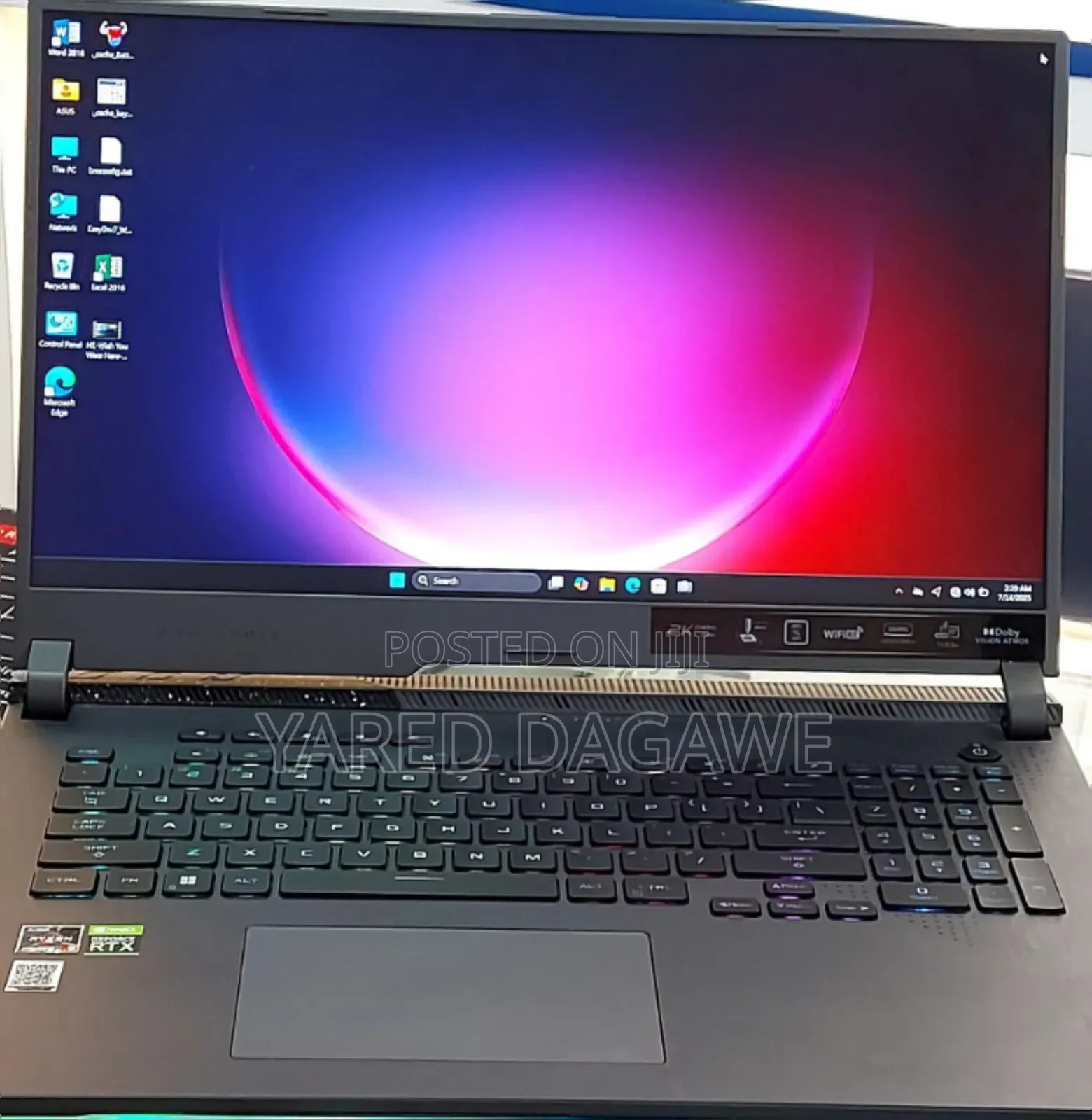 New Laptop Asus ROG Strix G15 16GB AMD Ryzen 9 SSD 1T