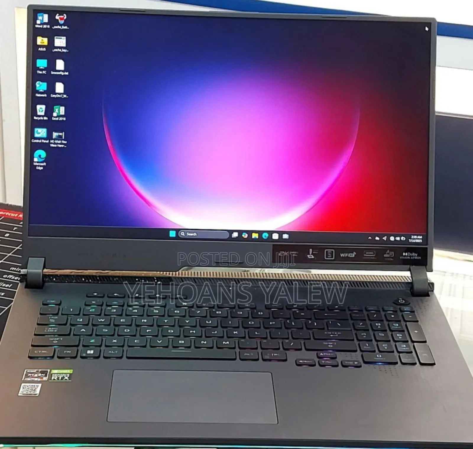 New Laptop Asus 16GB AMD Ryzen 9 SSD 1T