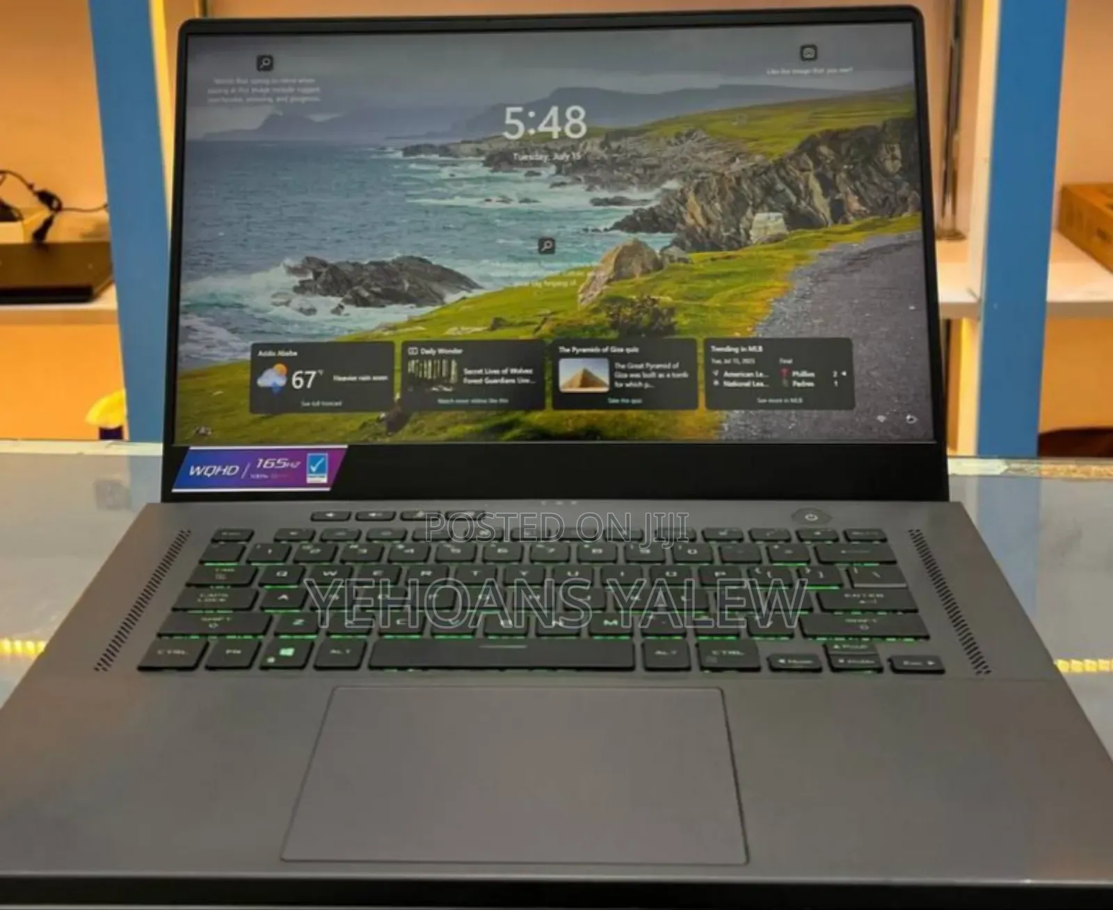 New Laptop Asus ROG Zephyrus G15 16GB AMD Ryzen 9 SSD 1T