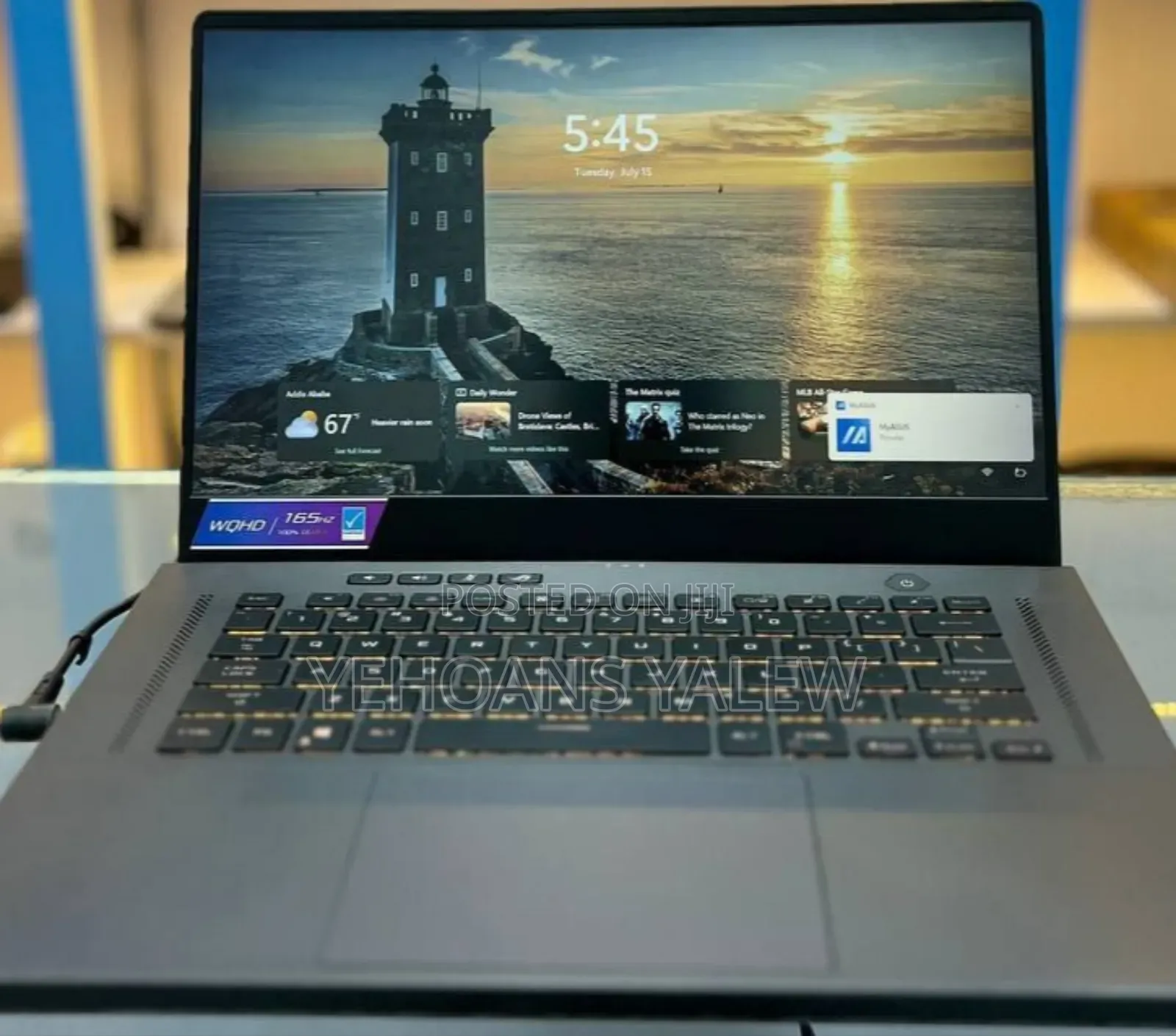 New Laptop Asus ROG Zephyrus G15 16GB AMD Ryzen 9 SSD 1T