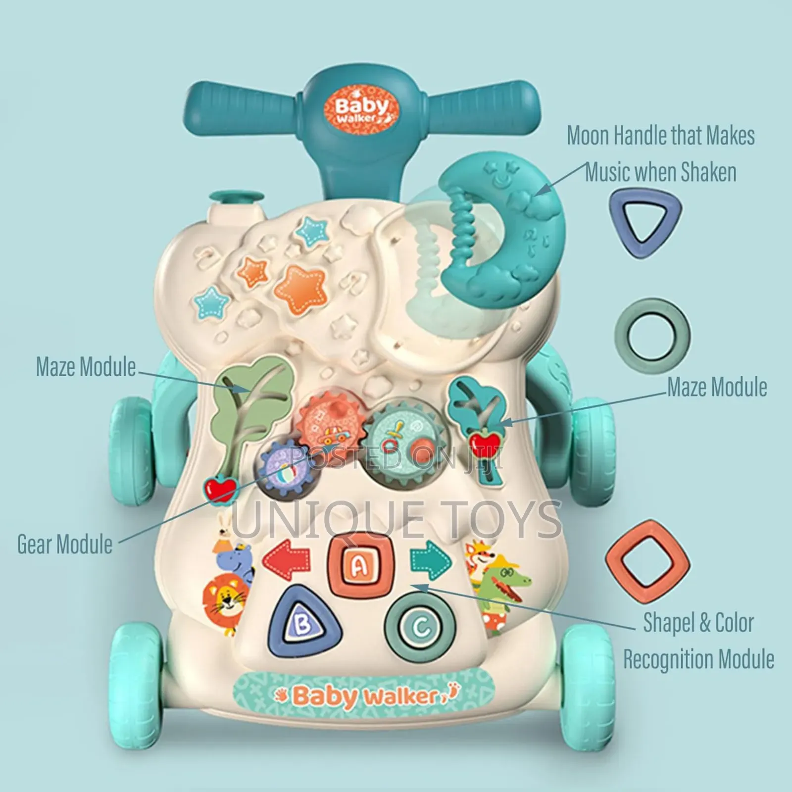 Multi-Functional Baby Walker Activity Center