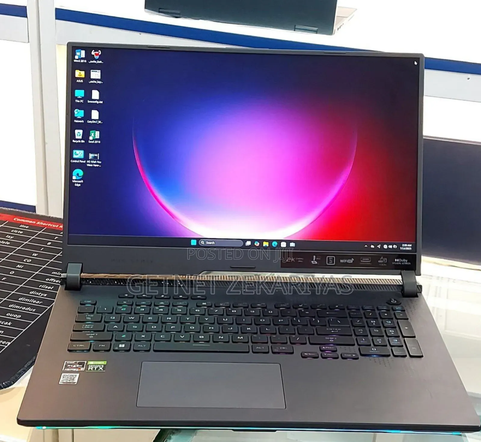 New Laptop Asus ROG Strix G15 16GB AMD Ryzen 9 SSD 1T
