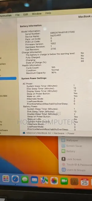 New Laptop Apple MacBook Air 2020 M1 8GB Apple M1 SSD 256GB