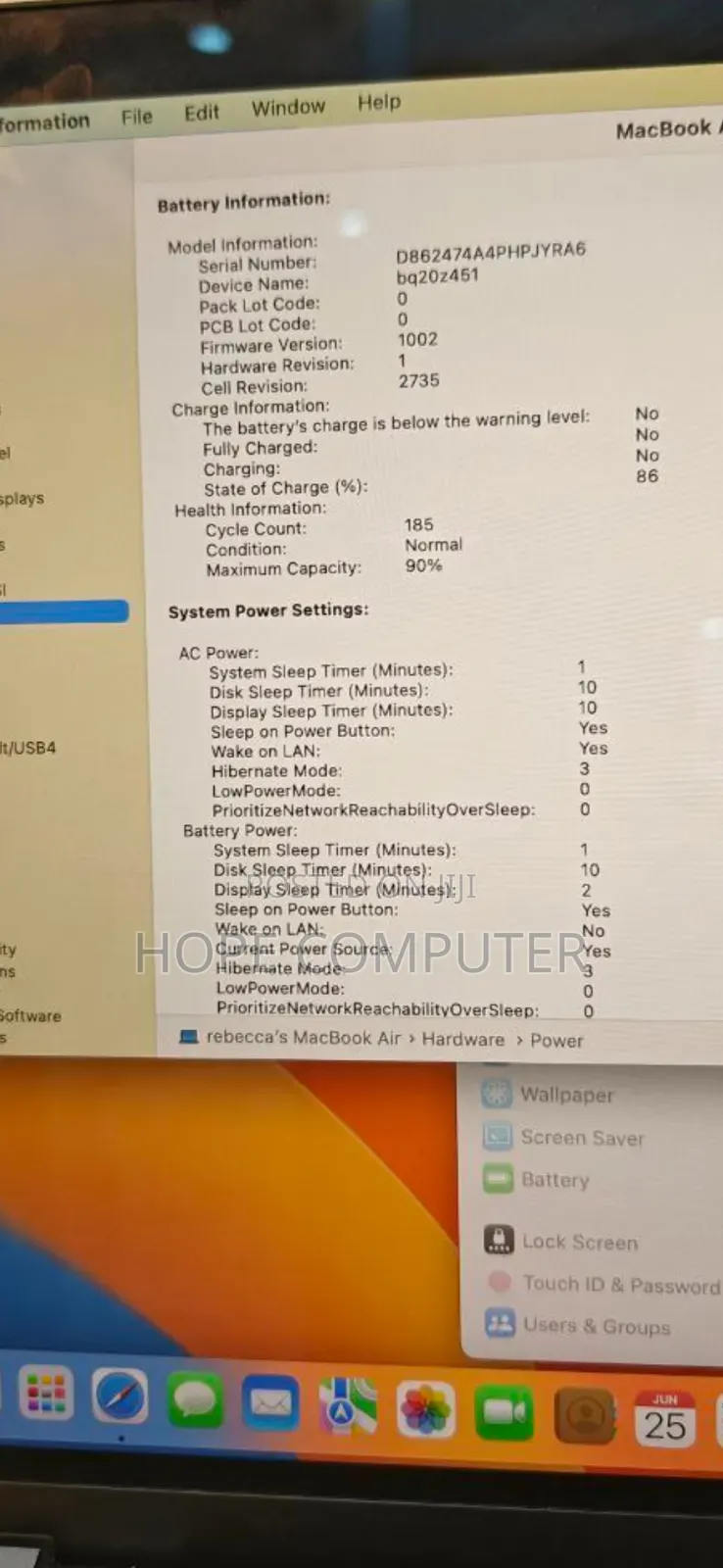 New Laptop Apple MacBook Air 2020 M1 8GB Apple M1 SSD 256GB