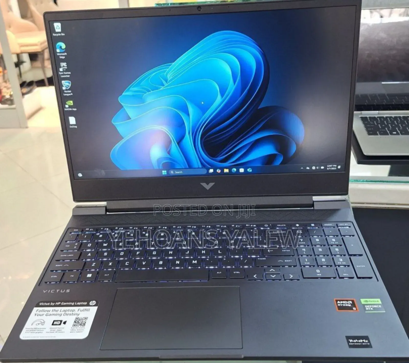 New Laptop HP Victus 15 16GB AMD Ryzen 5 SSD 512GB