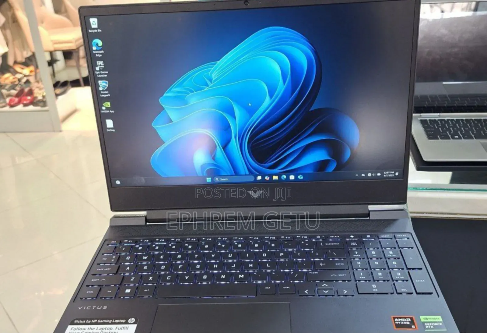 New Laptop HP Victus 16 16GB AMD Ryzen 5 SSD 512GB