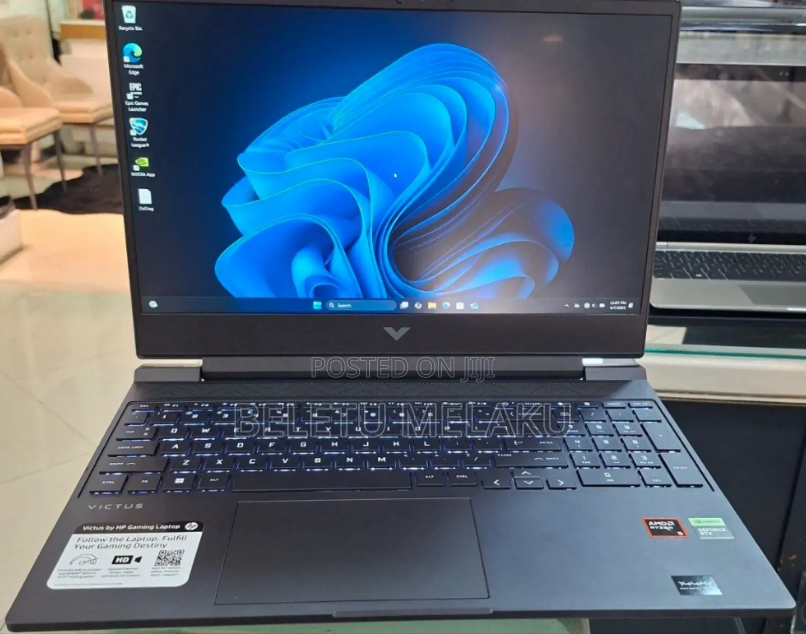 New Laptop HP Victus 15 16GB AMD Ryzen 5 SSD 512GB