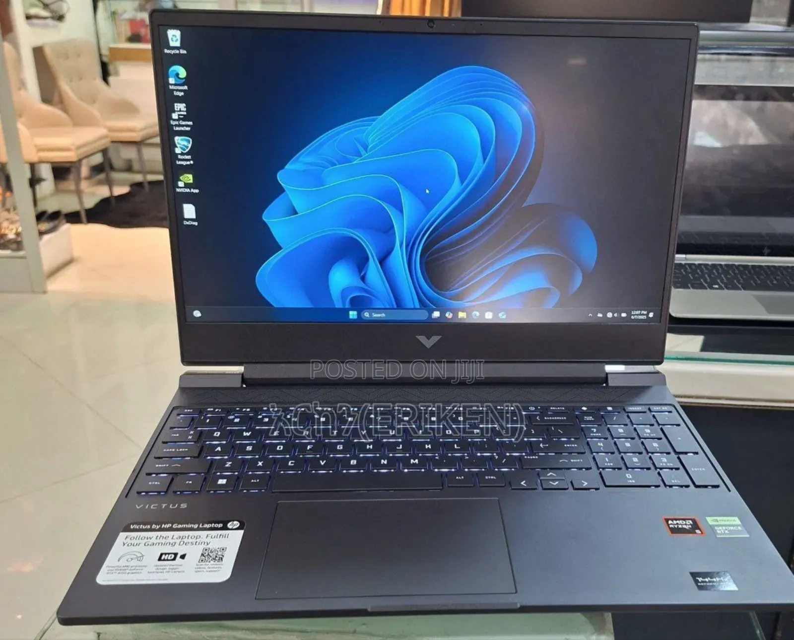 New Laptop HP Victus 16 16GB AMD Ryzen 5 SSD 512GB