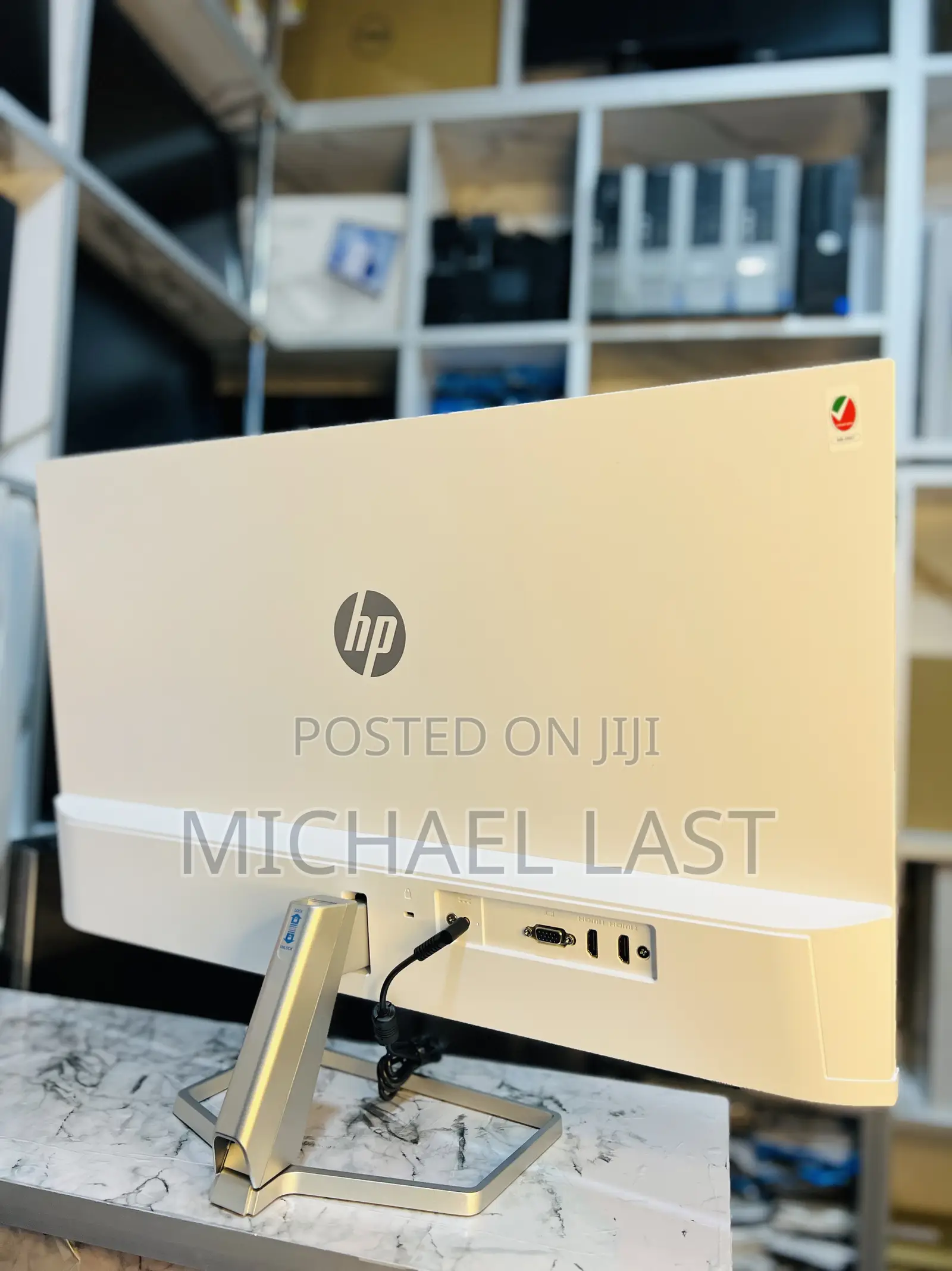 Brand New White Hp 27 Inch Monitor