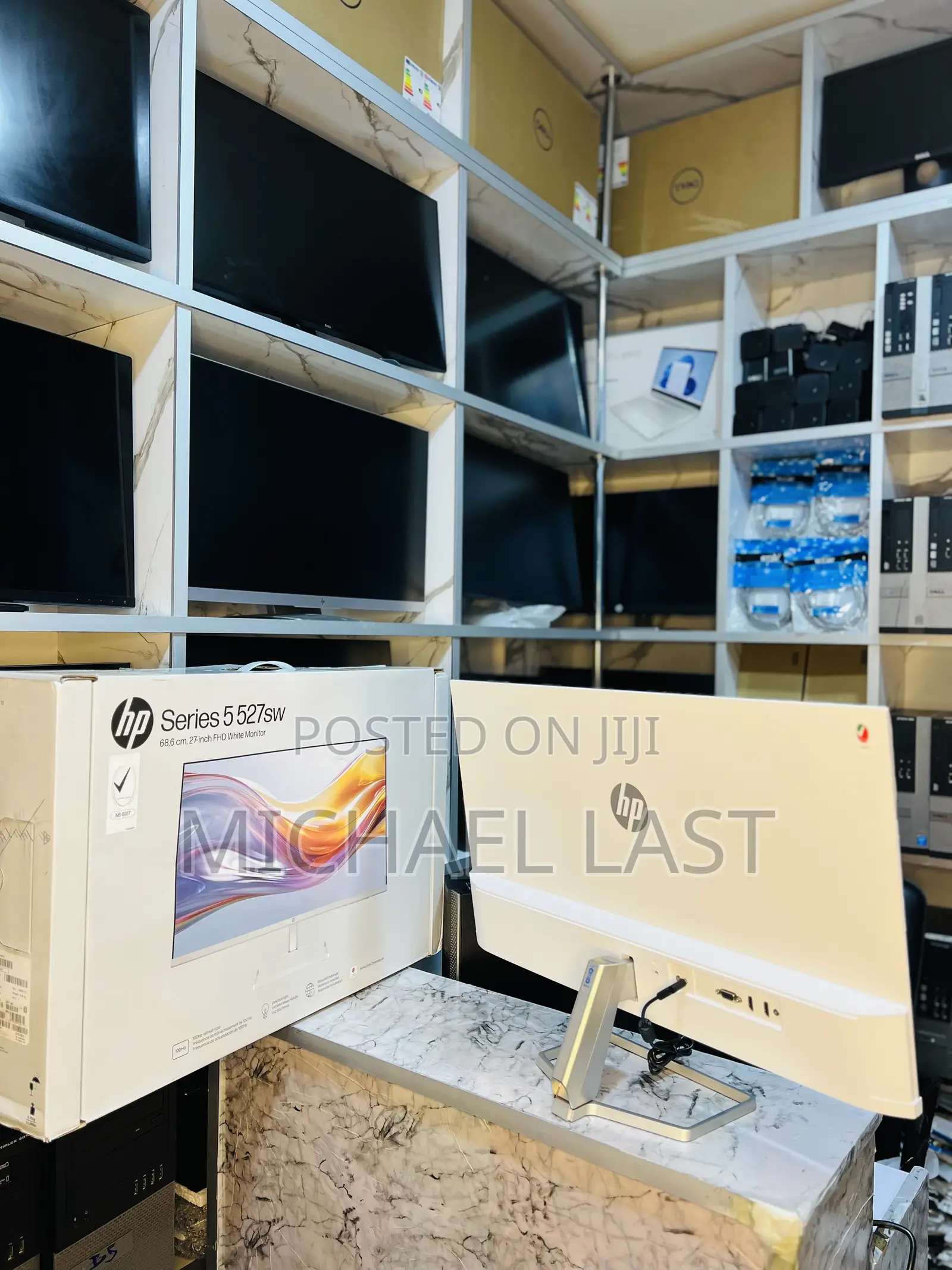 Brand New White Hp 27 Inch Monitor