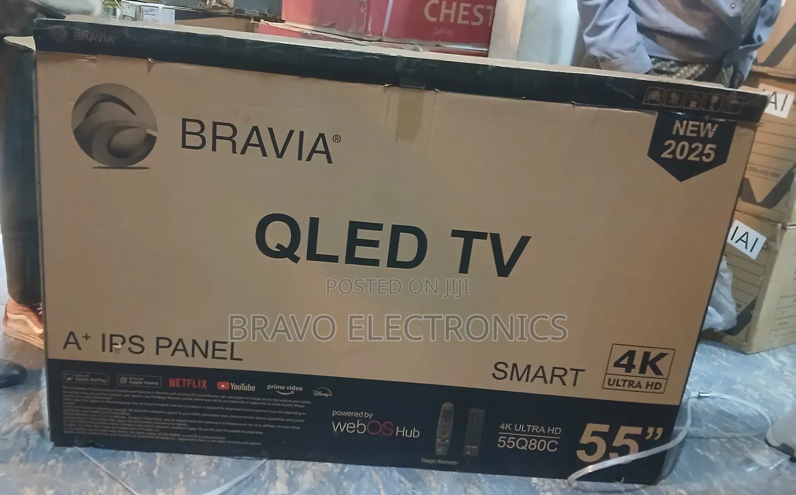 Bravia 55” Qled 2025 – Frameless Tv | Premium Display