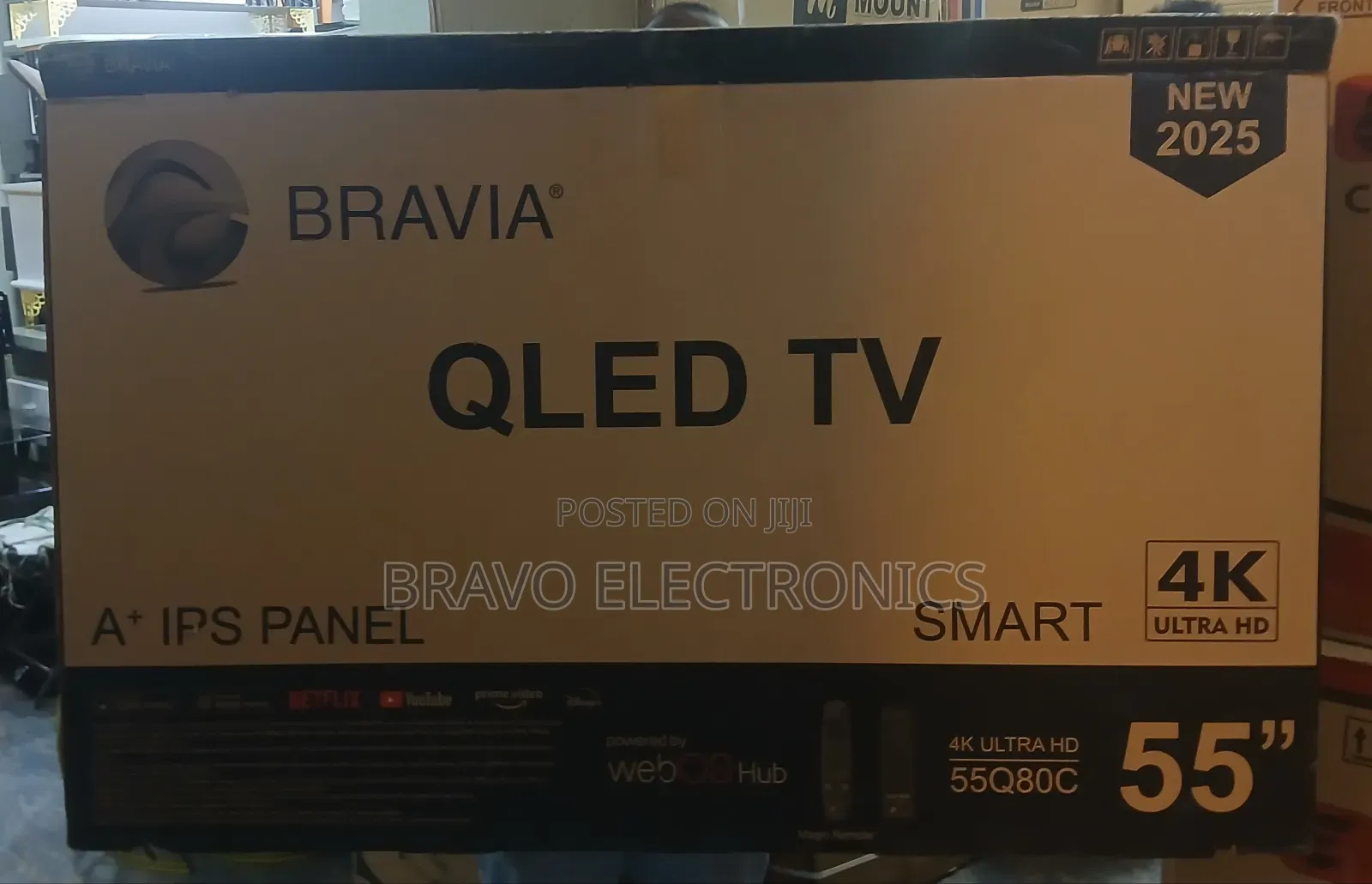 Bravia 55” Qled 2025 – Frameless Tv | Premium Display