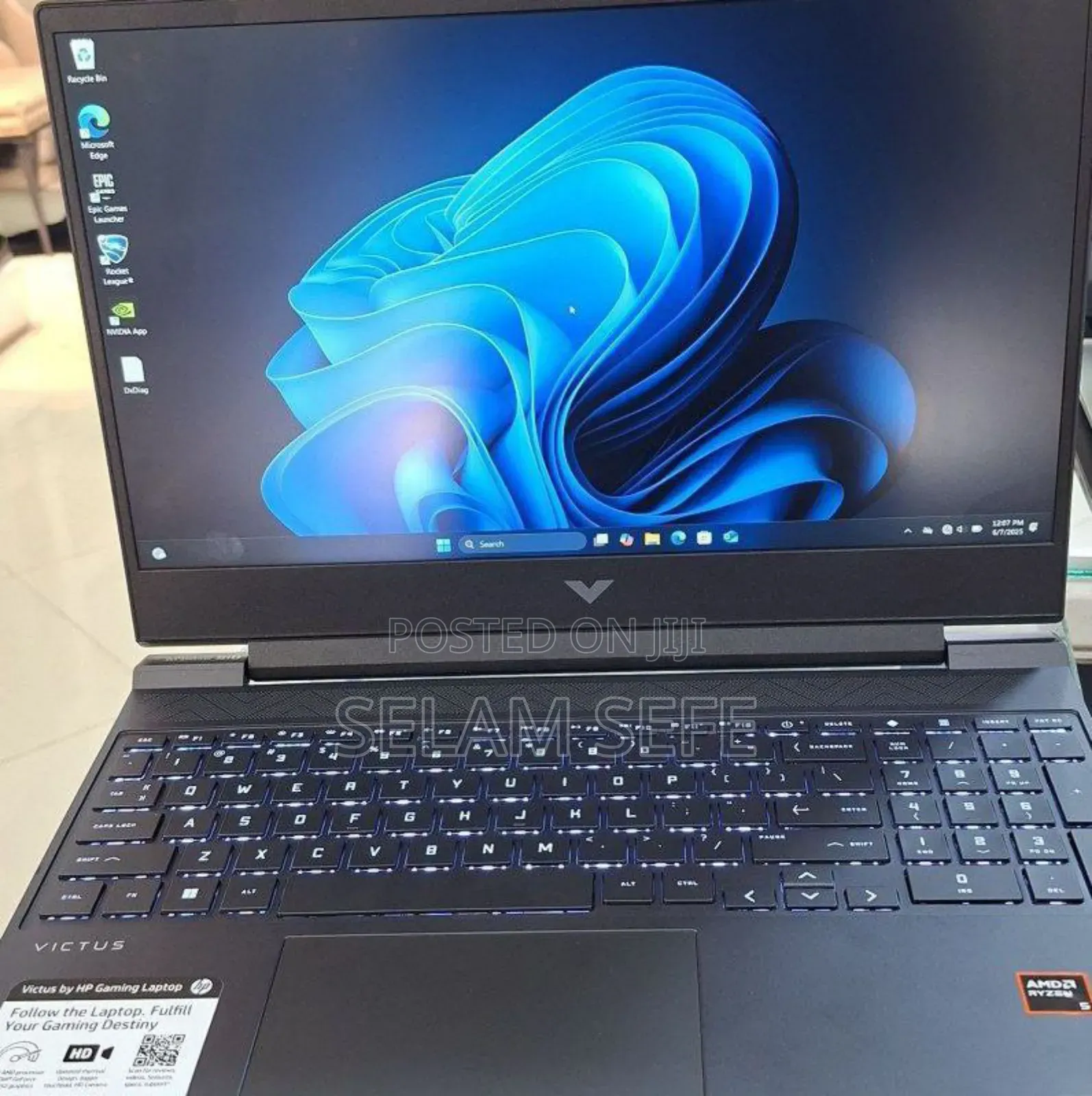 New Laptop HP Victus 15 16GB AMD Ryzen 5 SSD 512GB
