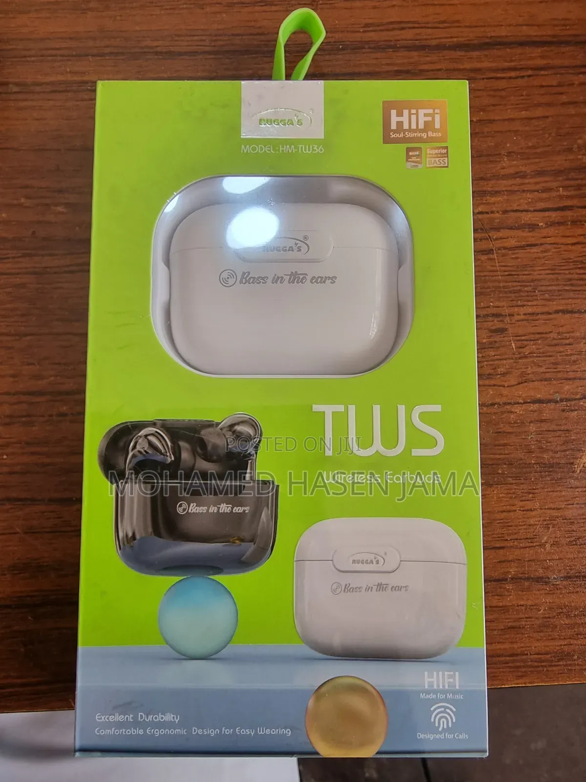 Model Bass Superior Bass Rugga's TWS Wireless Earbuds