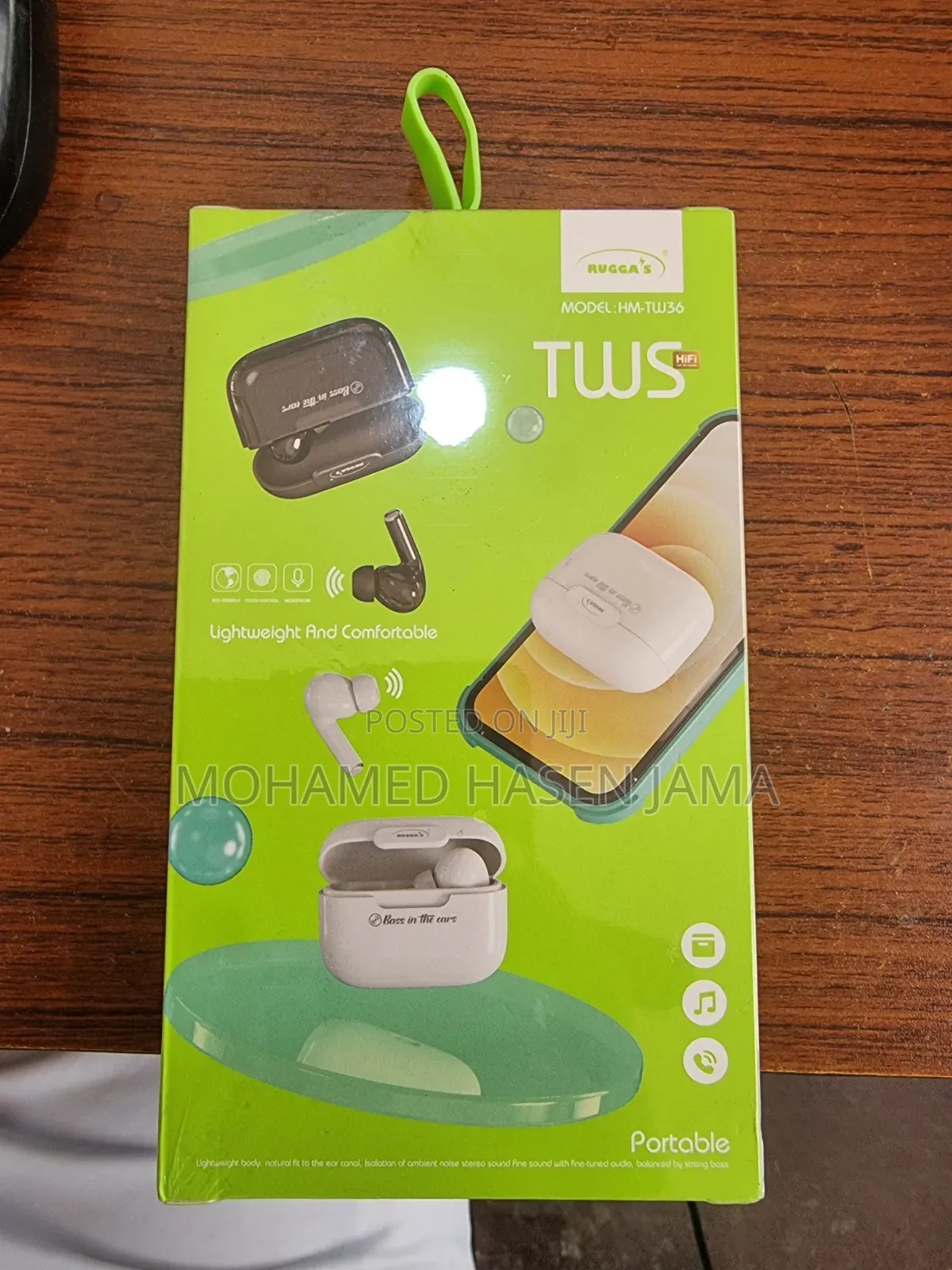 Model Bass Superior Bass Rugga's TWS Wireless Earbuds