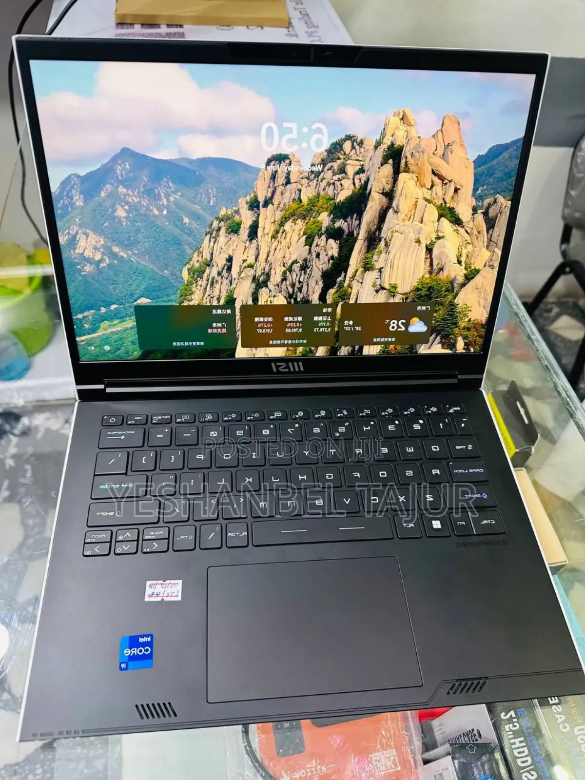 New Laptop MSI 16GB Intel Core I9 SSD 1T