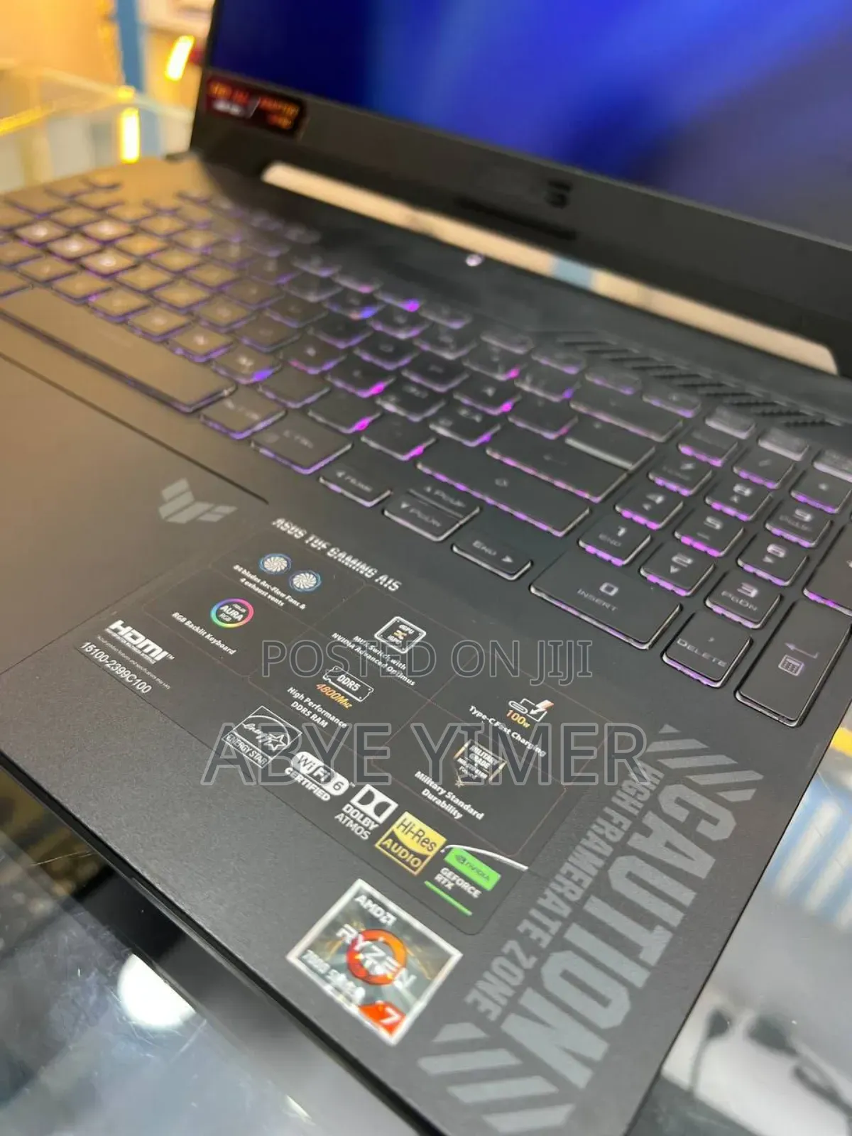 New Laptop Asus TUF Gaming A15 16GB AMD Ryzen 7 SSD 512GB