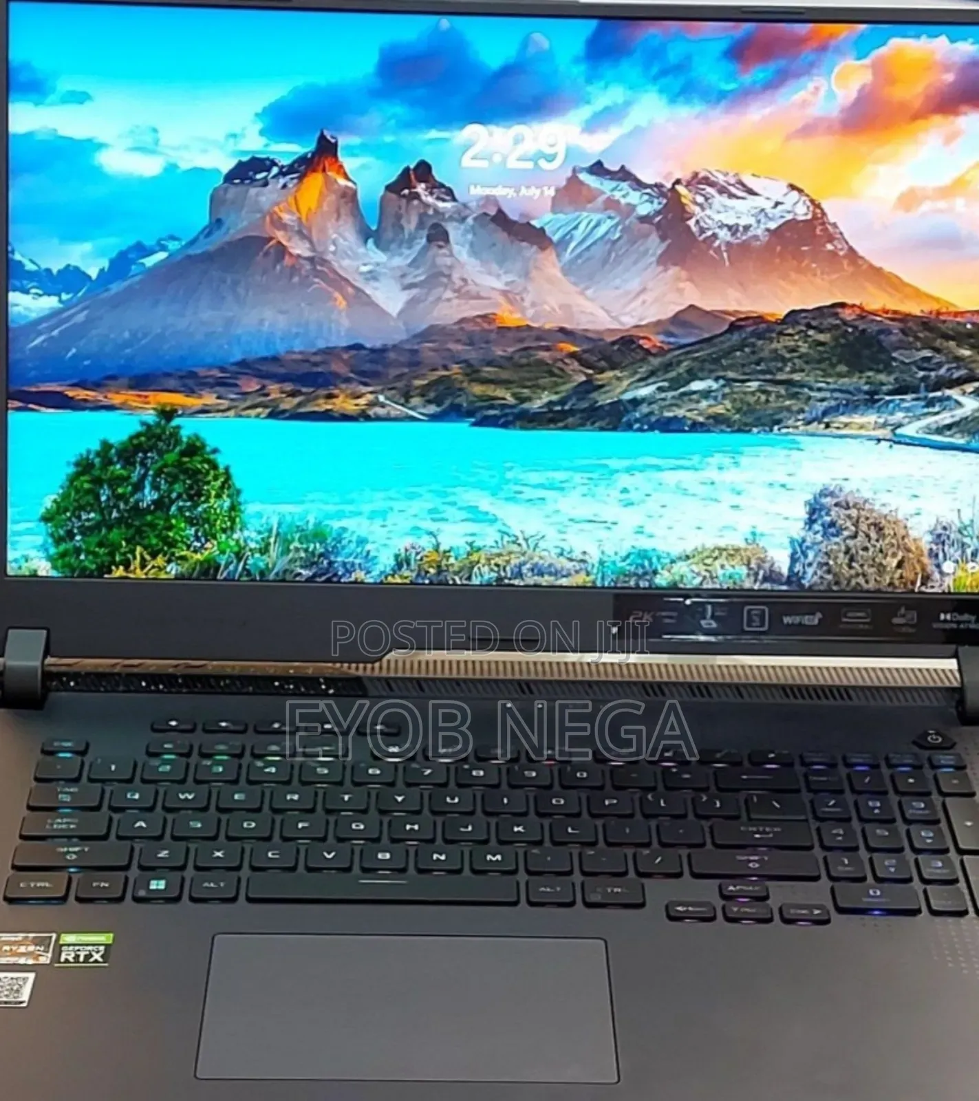 New Laptop Asus ROG Strix G17 16GB AMD Ryzen 9 SSD 1T