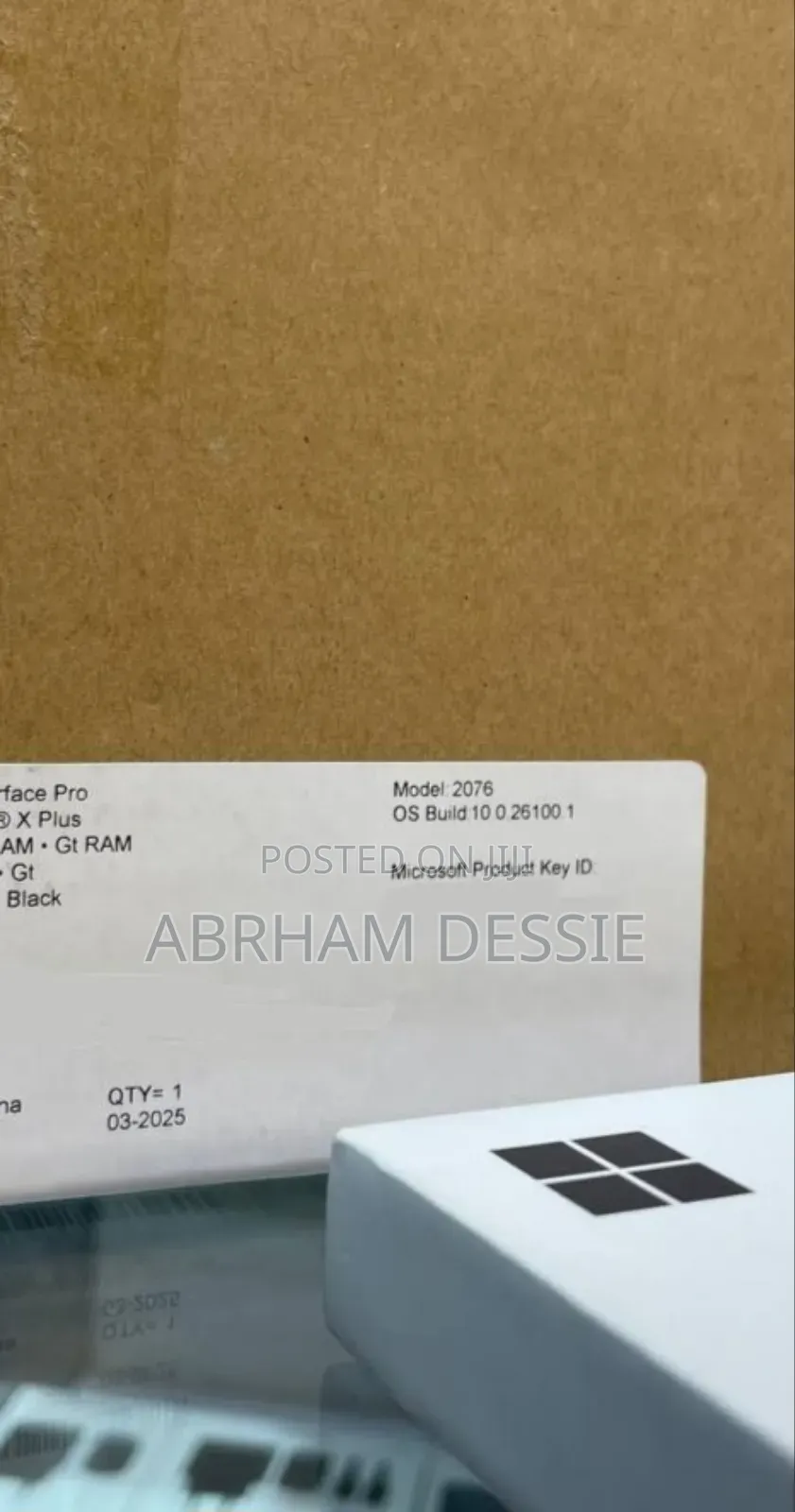 New Laptop Microsoft Surface Pro 16GB Apple M4 Pro SSD 512GB