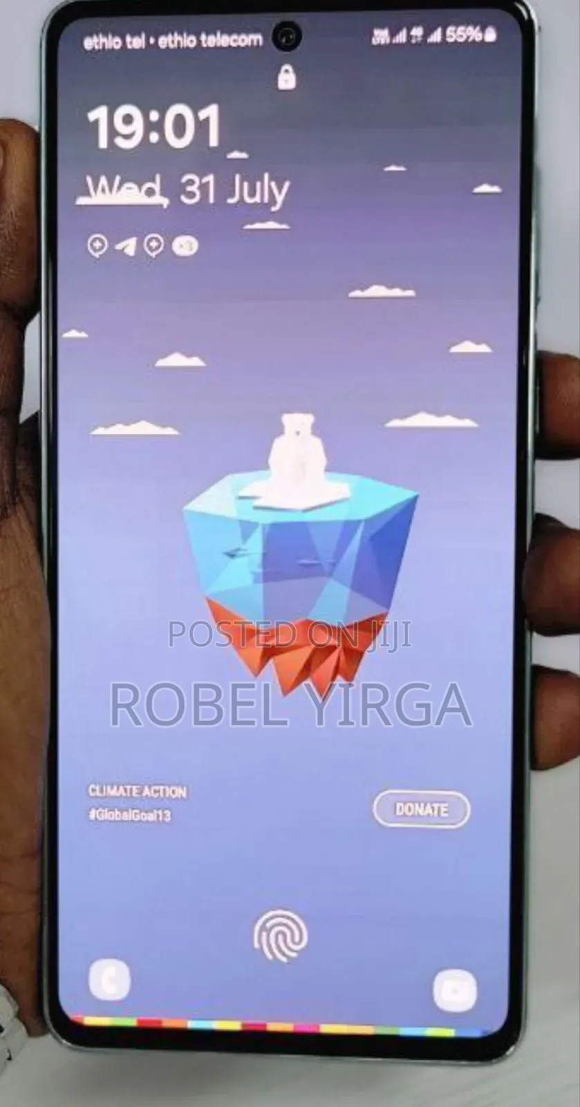 New Samsung Galaxy A73 5G 256 GB Yellow