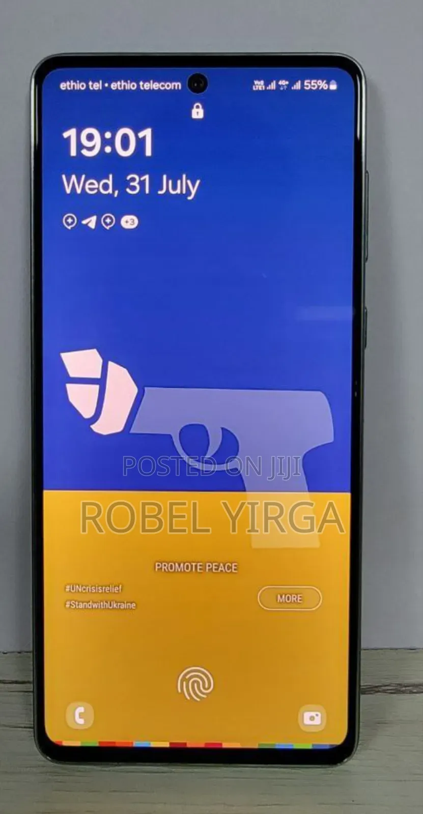 New Samsung Galaxy A73 5G 256 GB Yellow