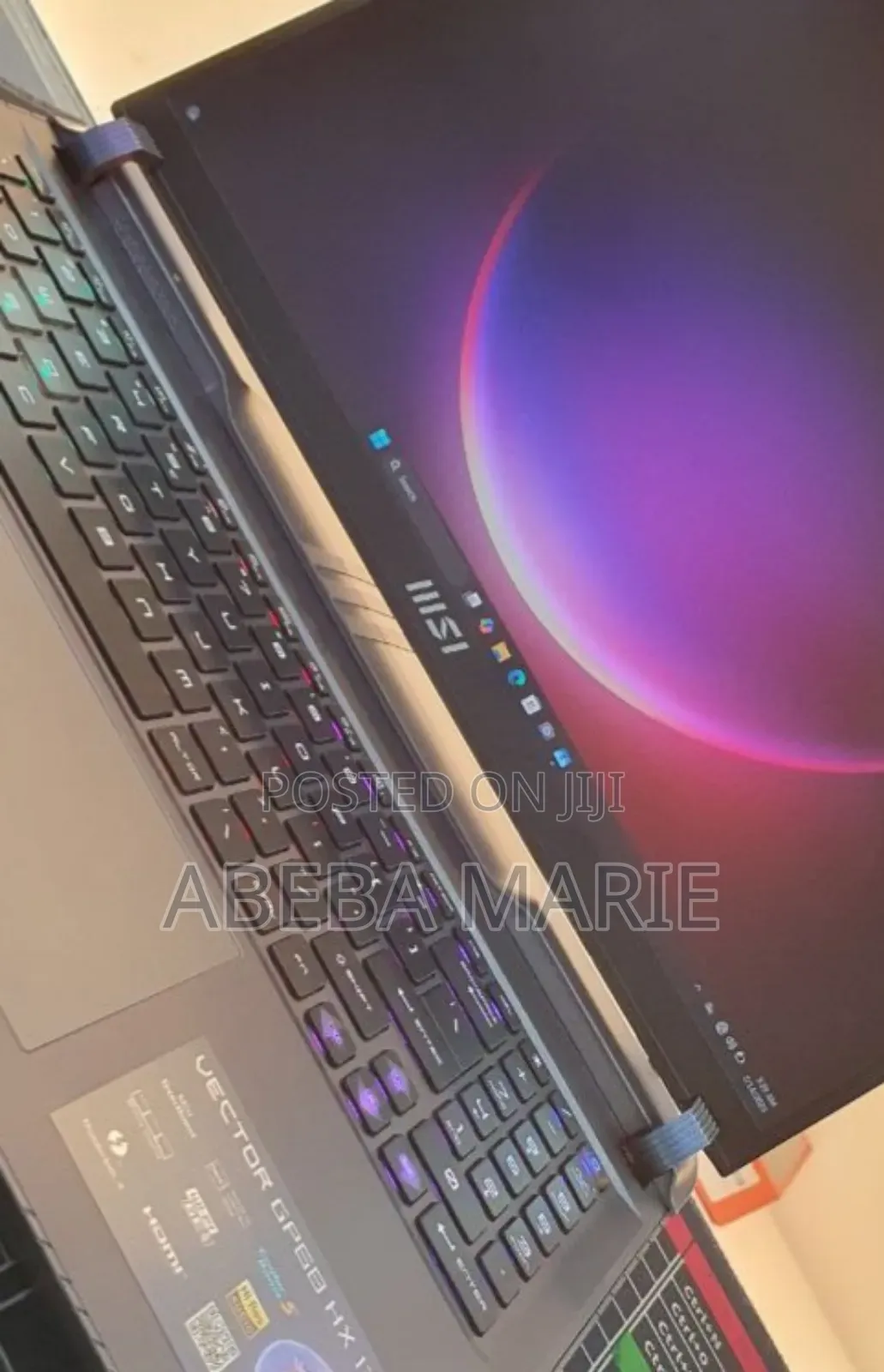 New Laptop MSI Vector 16 HX AI A2XWIG 16GB Intel Core I9 SSD 1T