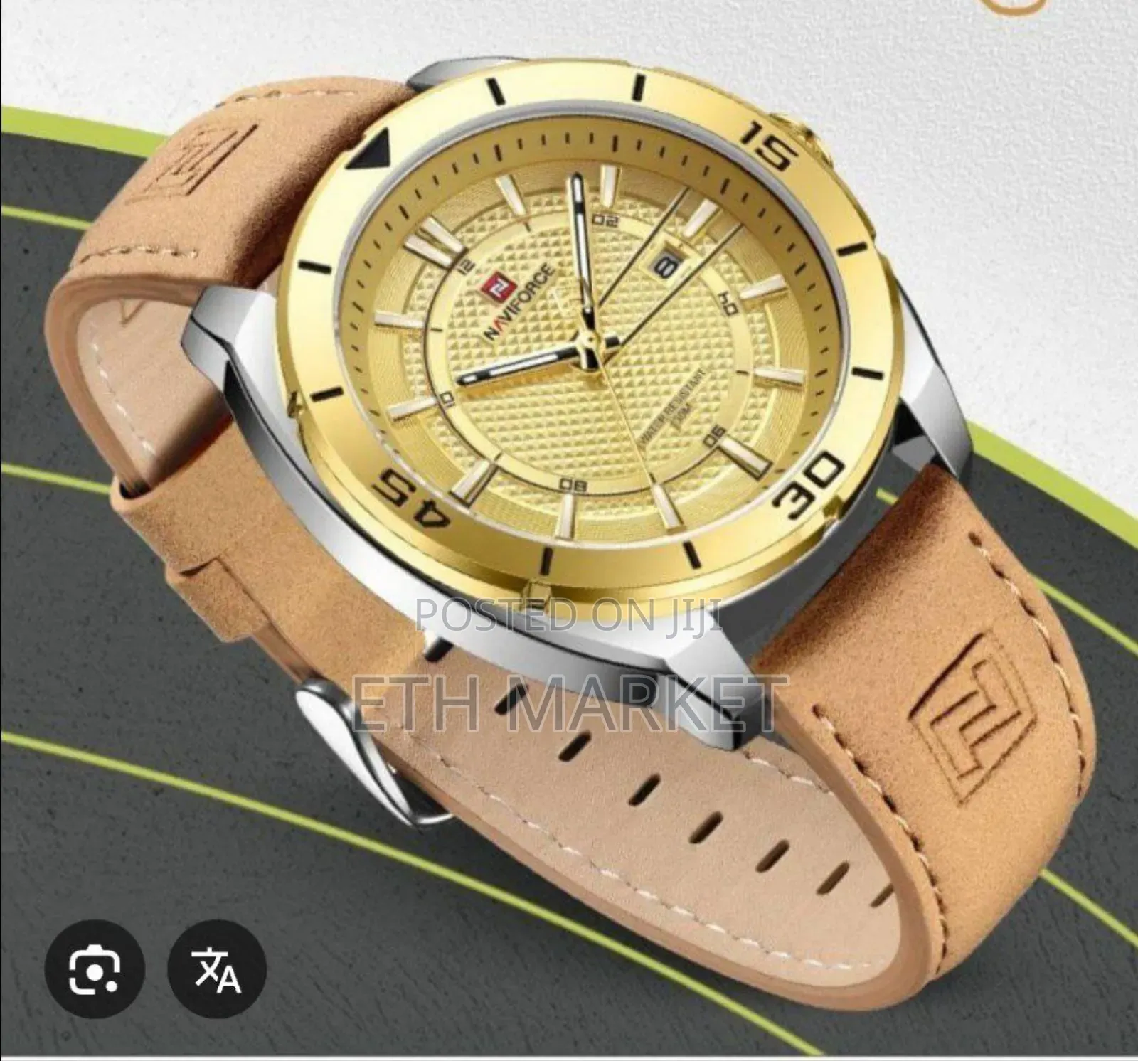 Naviforce Fashion Sport Creative Design Date Display Watch