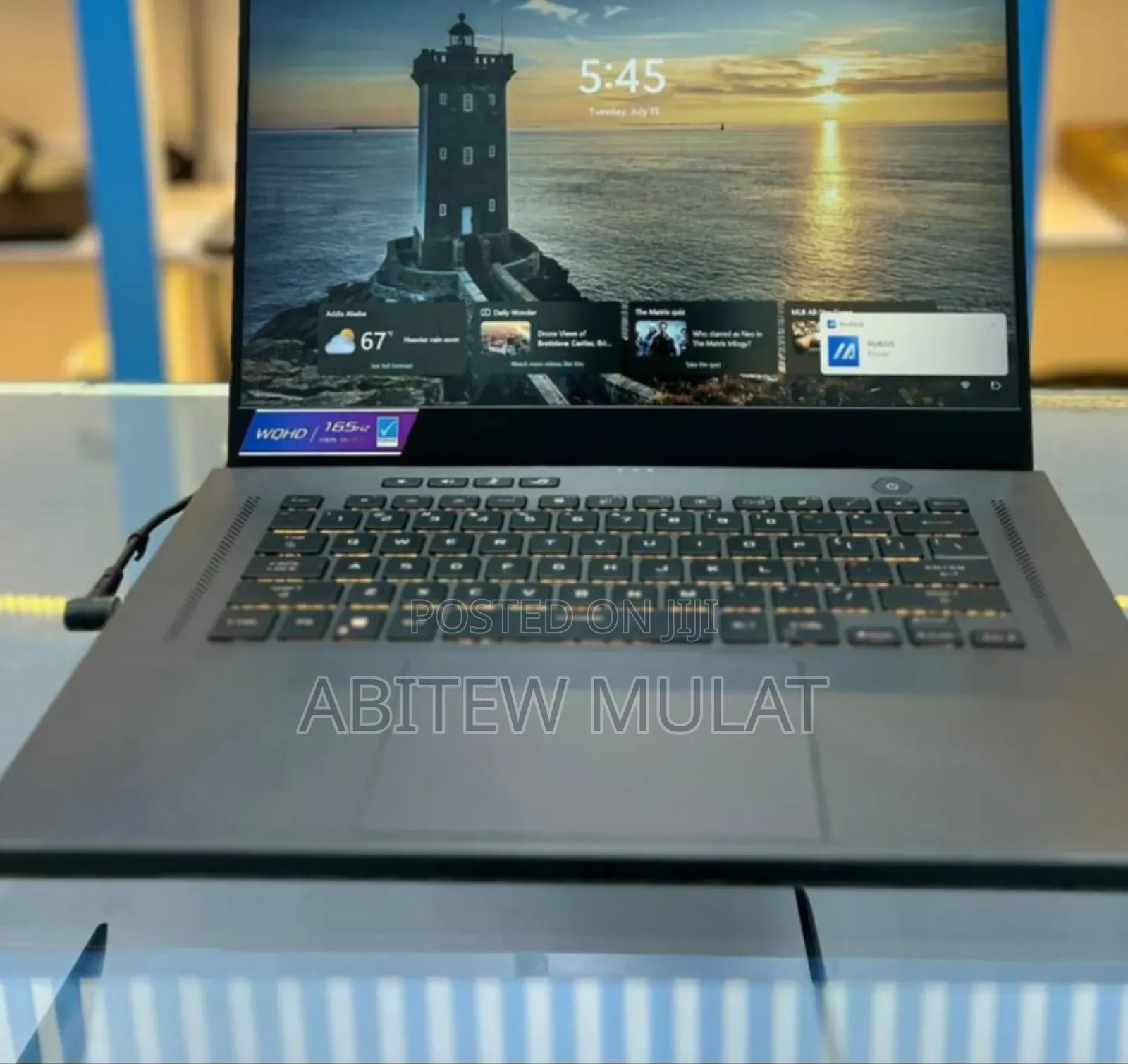 New Laptop Asus ROG Zephyrus G15 16GB AMD Ryzen 9 SSD 1T