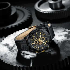 Naviforce Luxury Genuine Leather Watch for Men