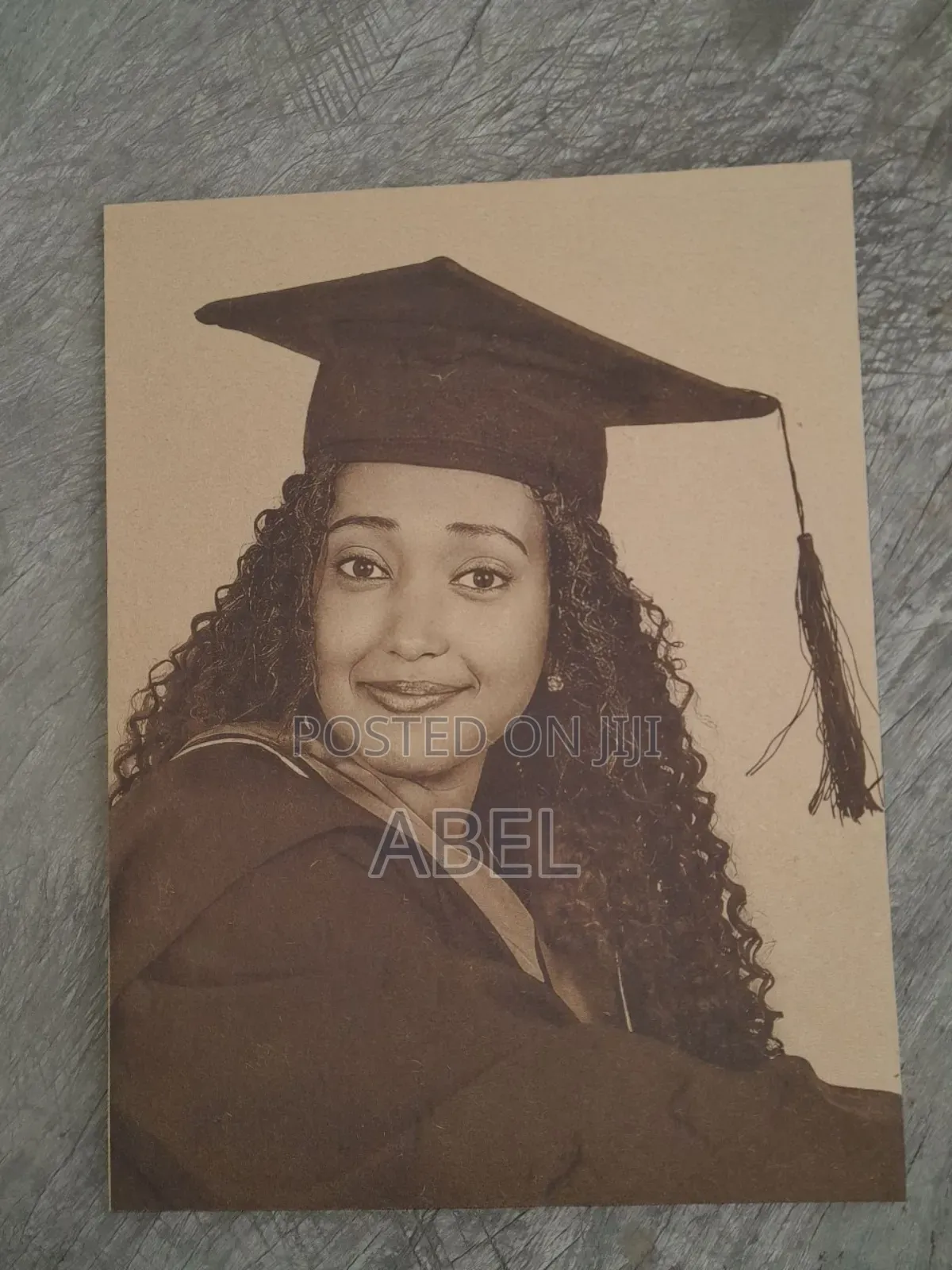 Graduation Gift Photo Engraved on MDF