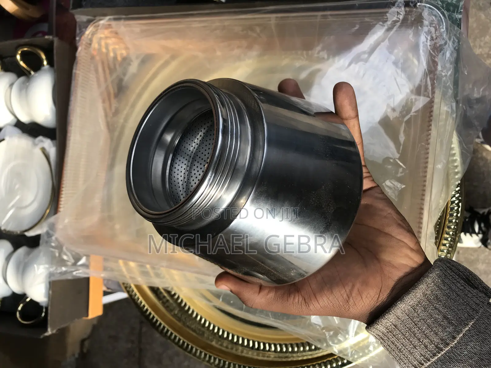 Stainless Steel Moka Pot 9 Cup